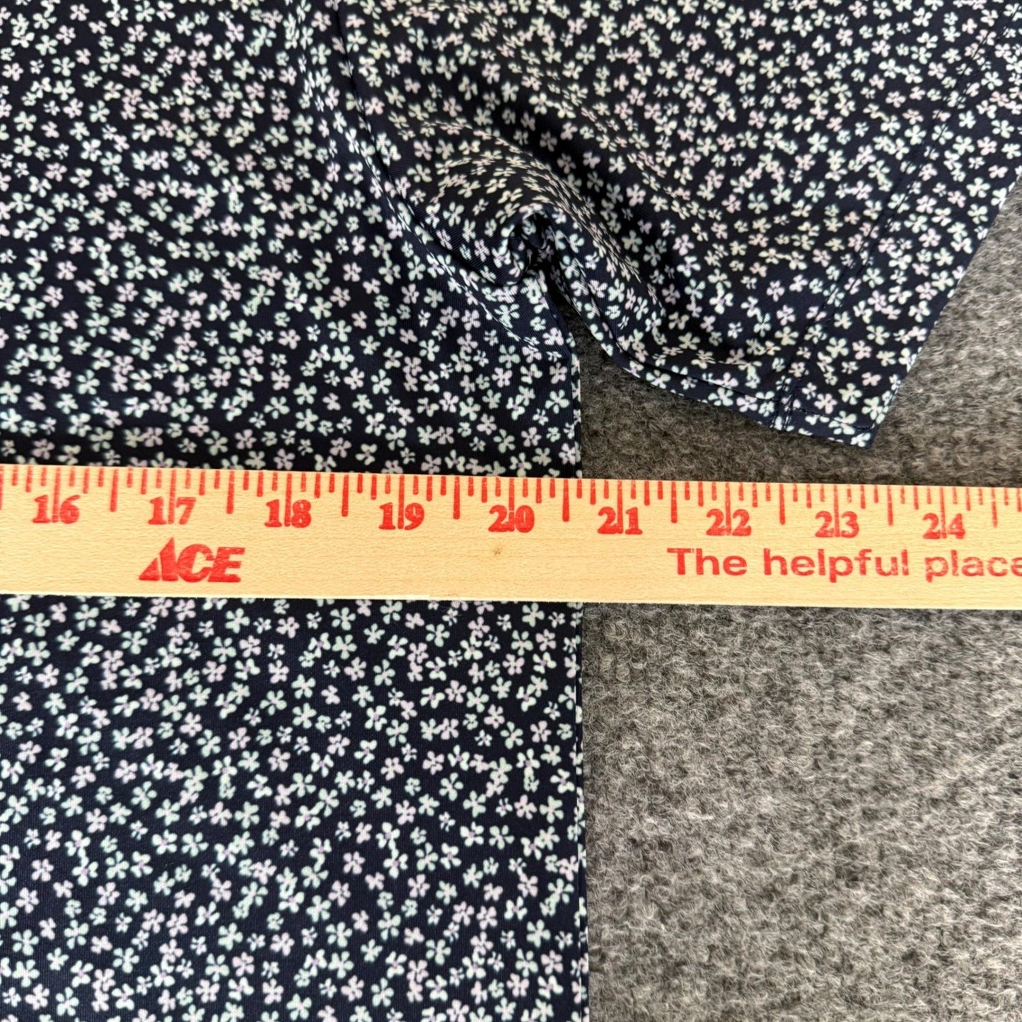 Bad Birdie Golf Polo Shirt Mens Medium Floral Short Sleeve Performance Athletic