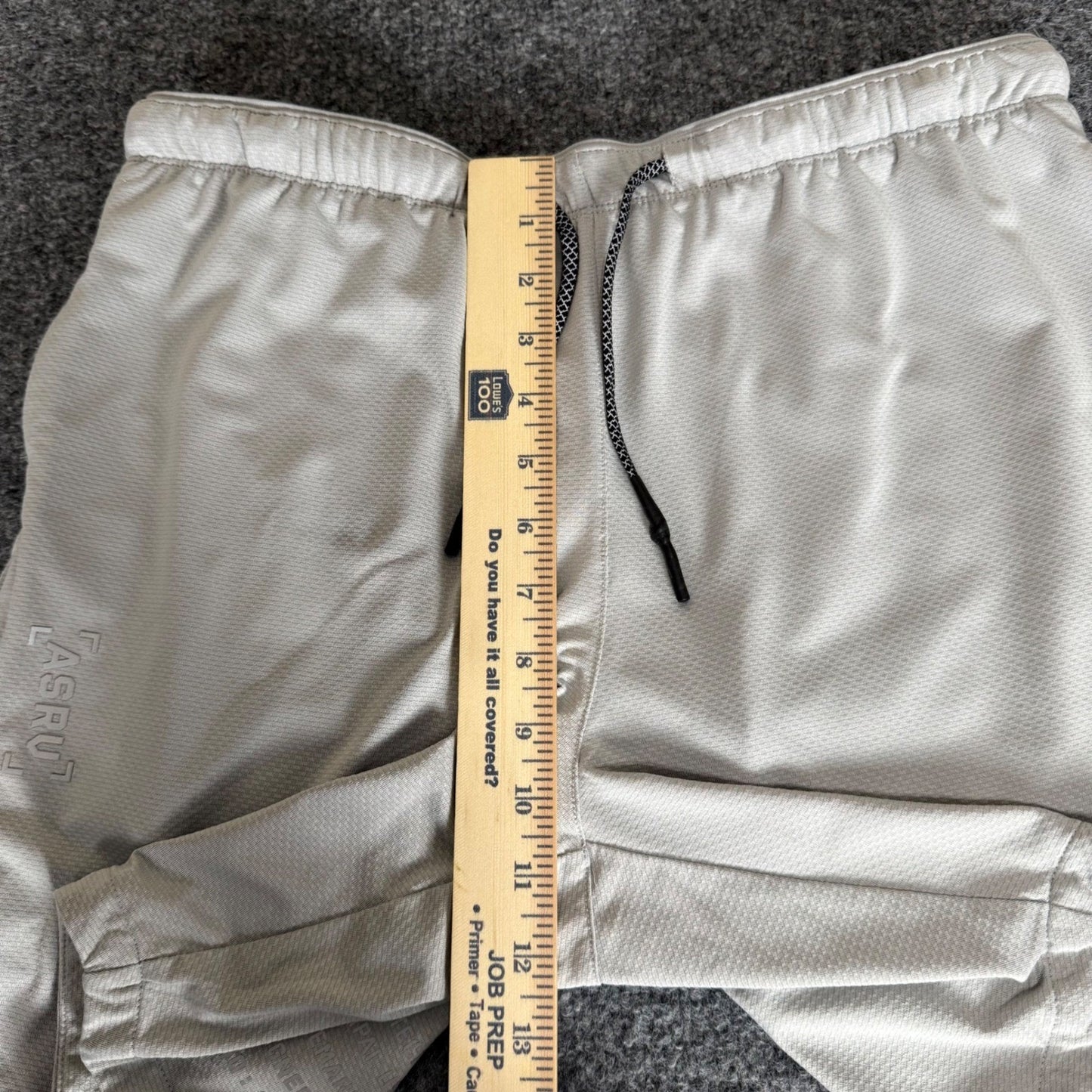 ASRV Aesthetic Revolution Mens Shorts Gray Medium Athletic Training Gym Workout