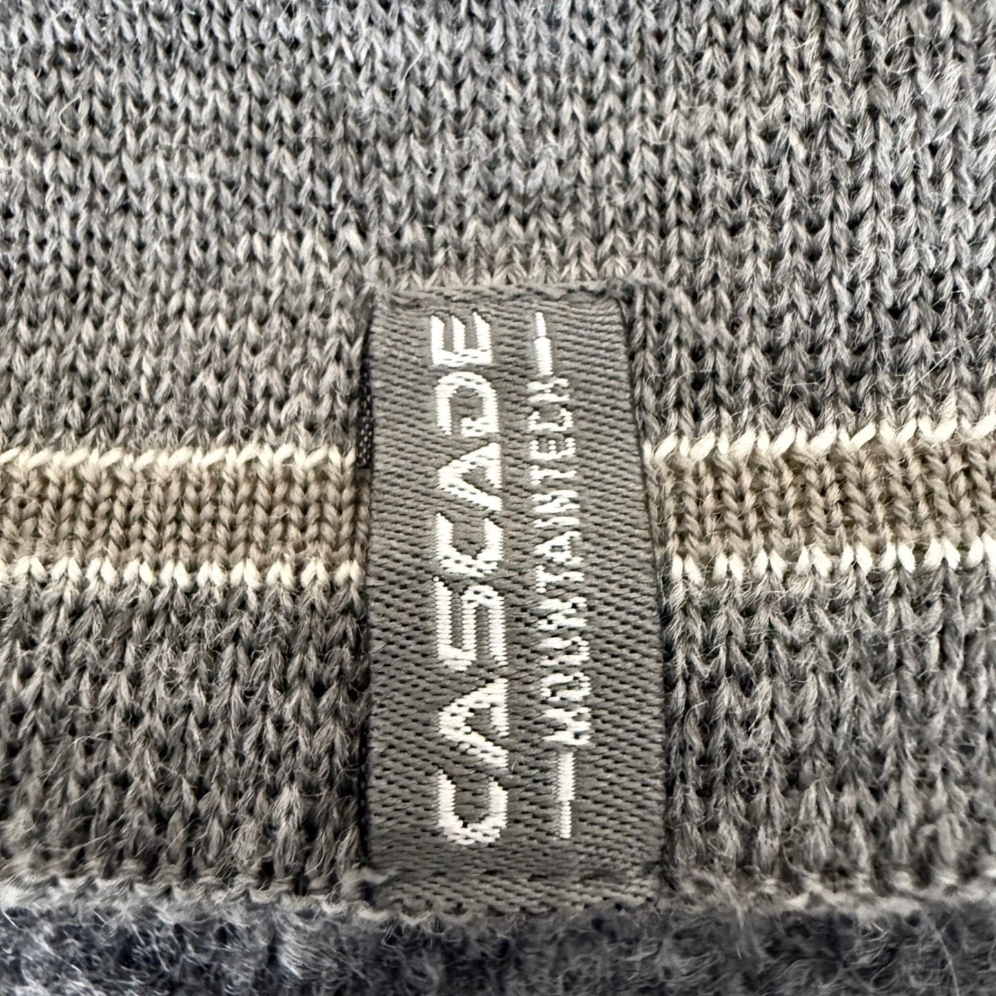 Cascade Mountain Tech Mens Gray Wool Blend Beanie OSFA Warm Winter Outdoor Hat
