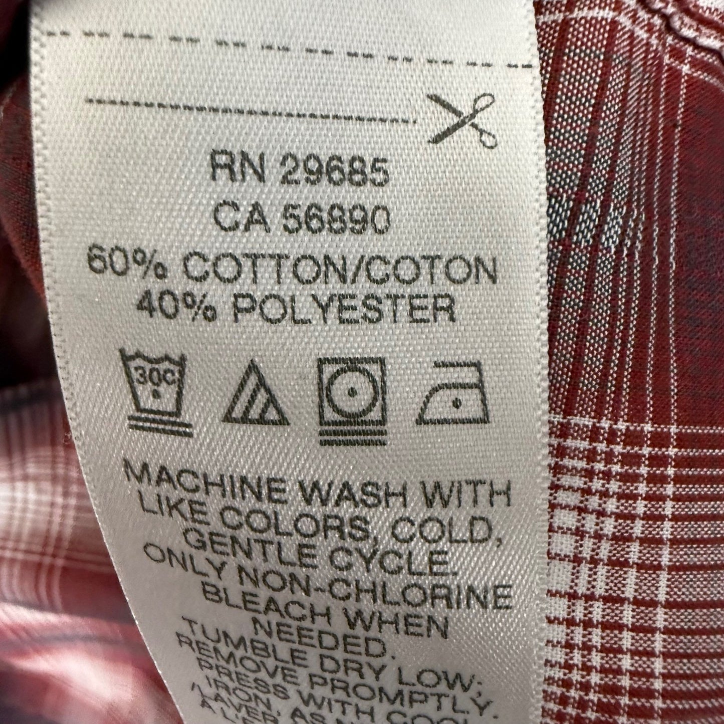 Pendleton Frontier Pearl Snap Shirt Long Sleeve Mens Large Red Plaid Western