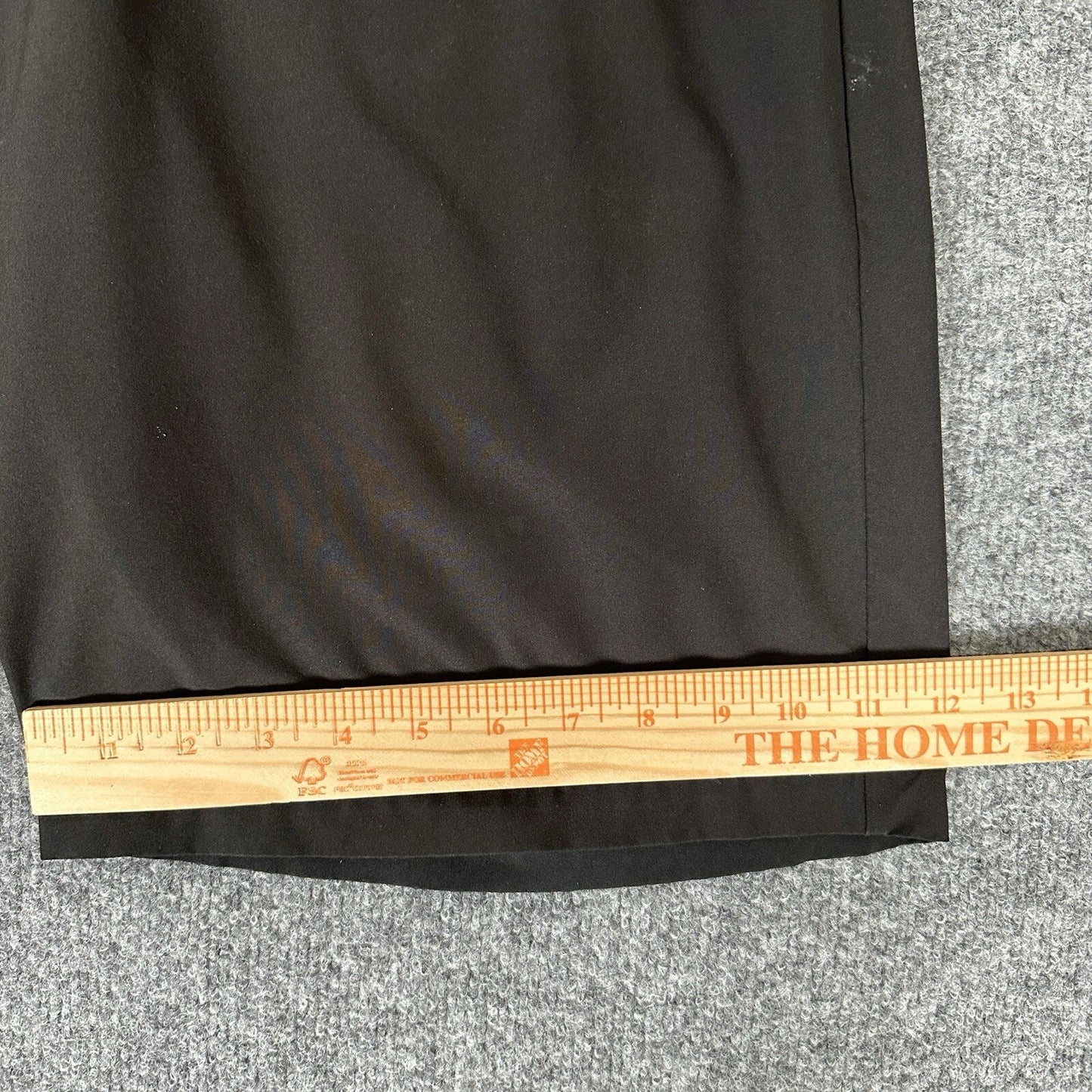 Adidas Short Mens 38 Black Golf Chino Flat Front Performance Stretch Lightweight