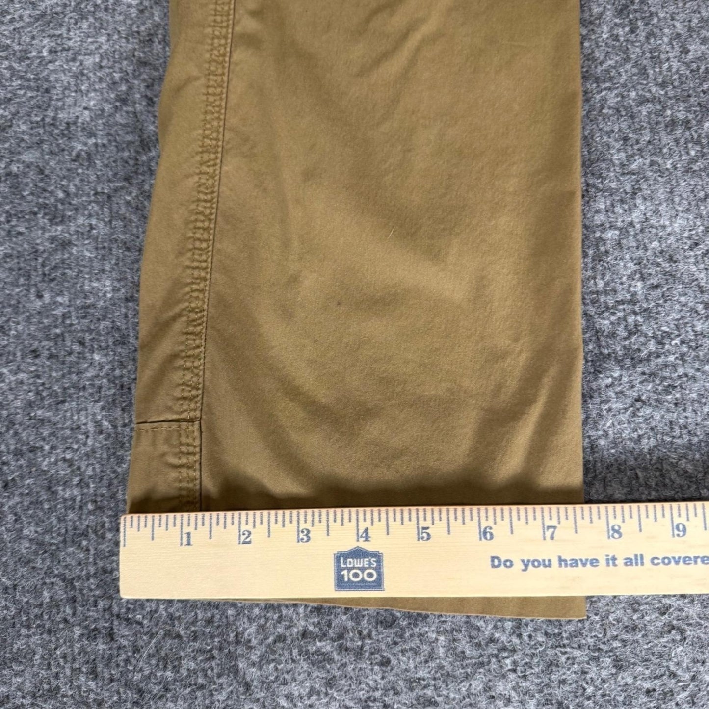 Wrangler ATG All Terrain Gear Mens Cargo Pant 32x31 Brown Outdoor Hiking Utility