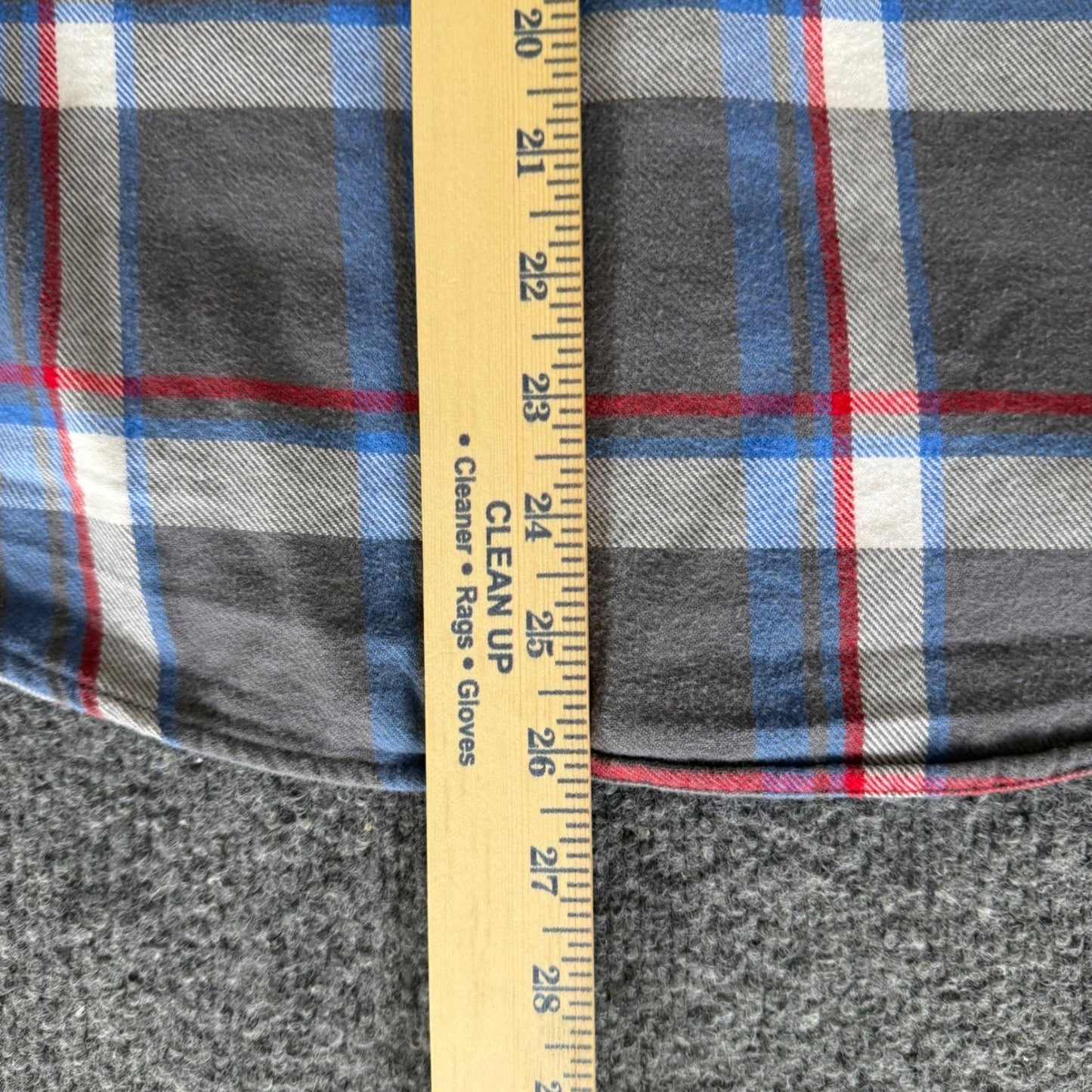 Bonobos Mens Long Sleeve Flannel Shirt Gray Blue Red Plaid Cotton Small Casuall