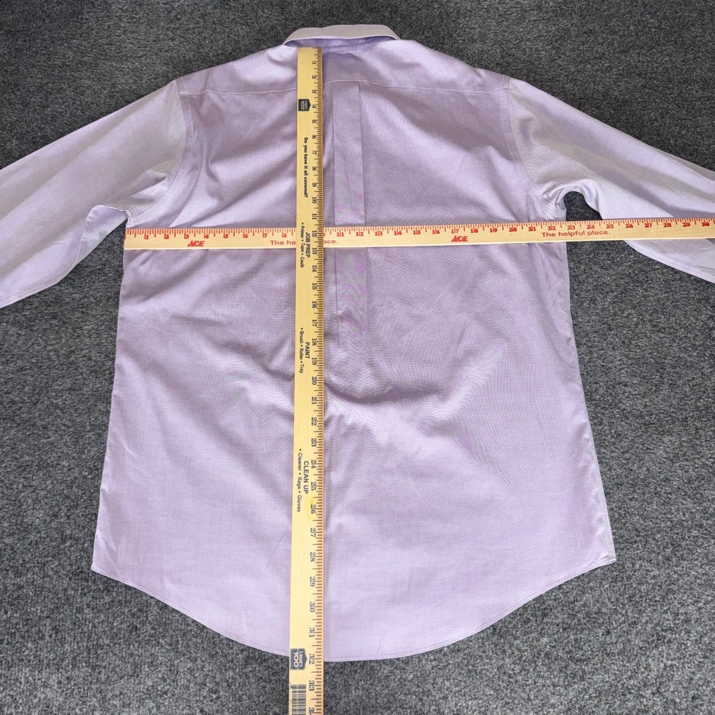 Brooks Brothers 346 Mens Purple Non-Iron Cotton Button Down Shirt Regular 15.5