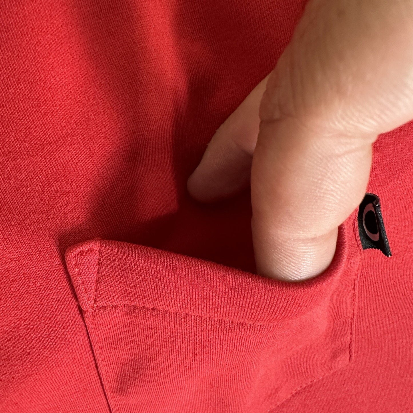 Oakley Polo Shirt Mens XL Red Solid Short Sleeve Golf Activewear Pocket Adult