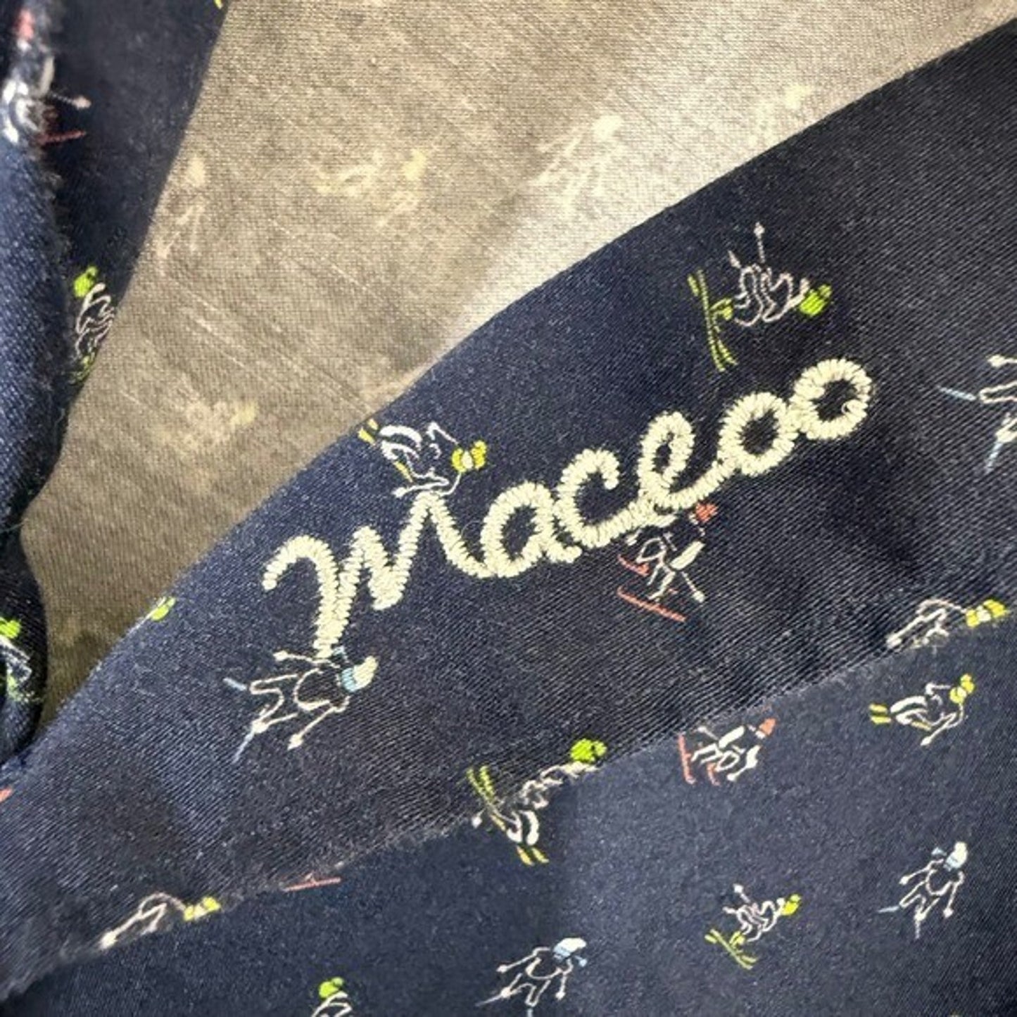 Maceoo Shirt Mens Medium Blue Geometric Button Up Long Sleeve Casual Dressy
