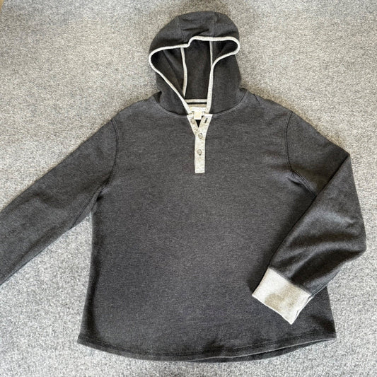 Carbon2Cobalt Hoodie Mens Gray Medium Pullover Thermal Casual Sweatshirt Comfy