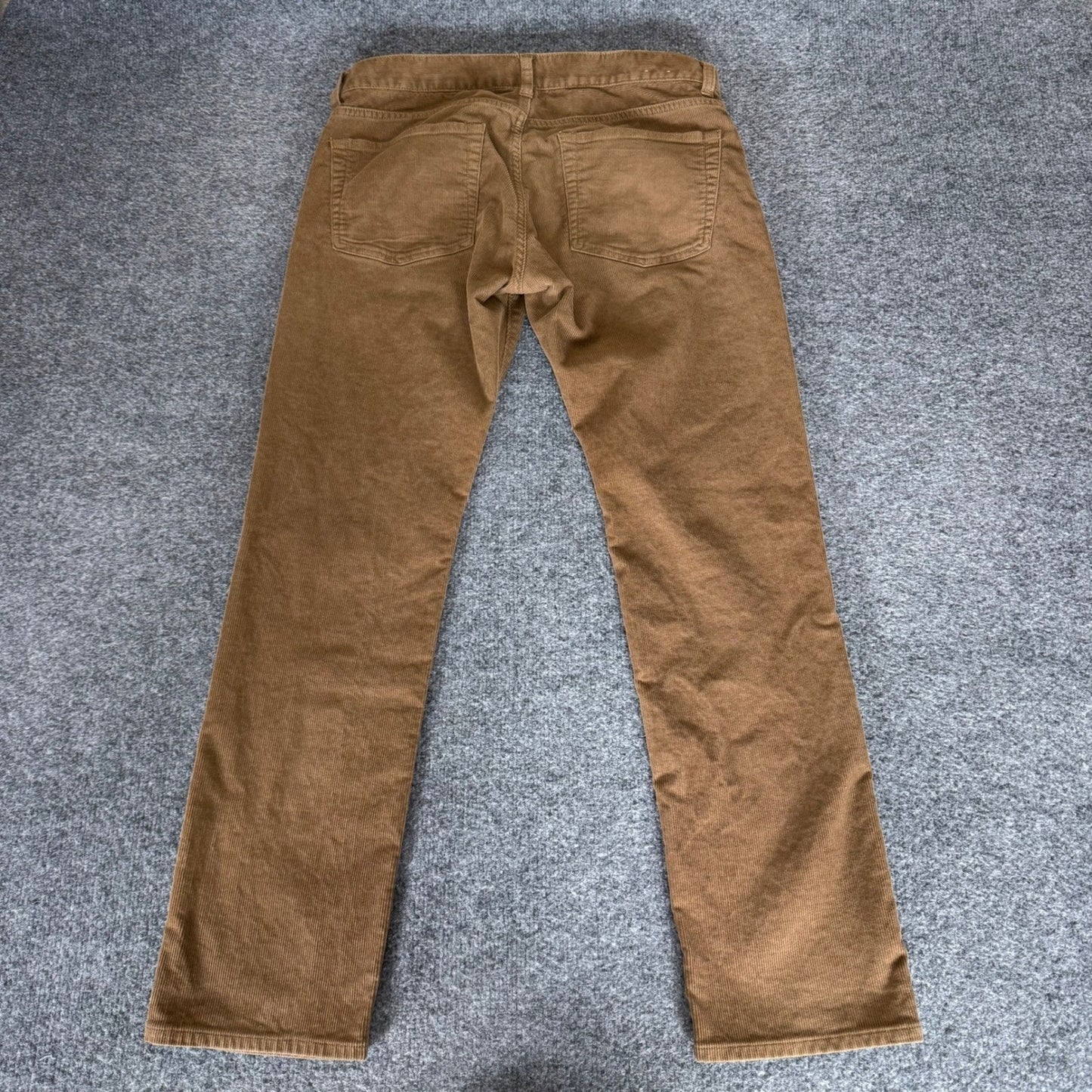 J.Crew 484 Slim Fit Corduroy Pants Mens 31x30 (32x29) Tan Brown Cotton Trousers