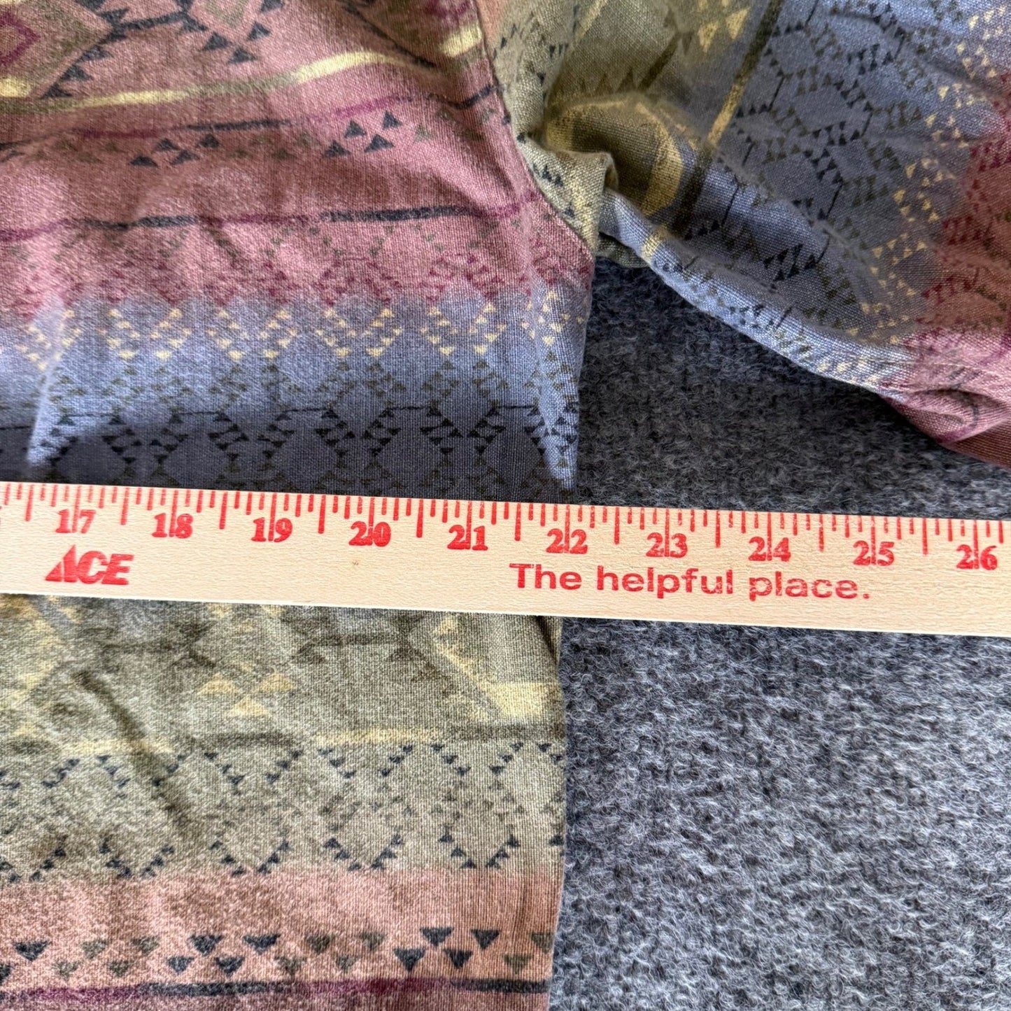 Cabelas Deerskin Chamois Shirt Mens M Southwestern Geometric Aztec Tribal VTG