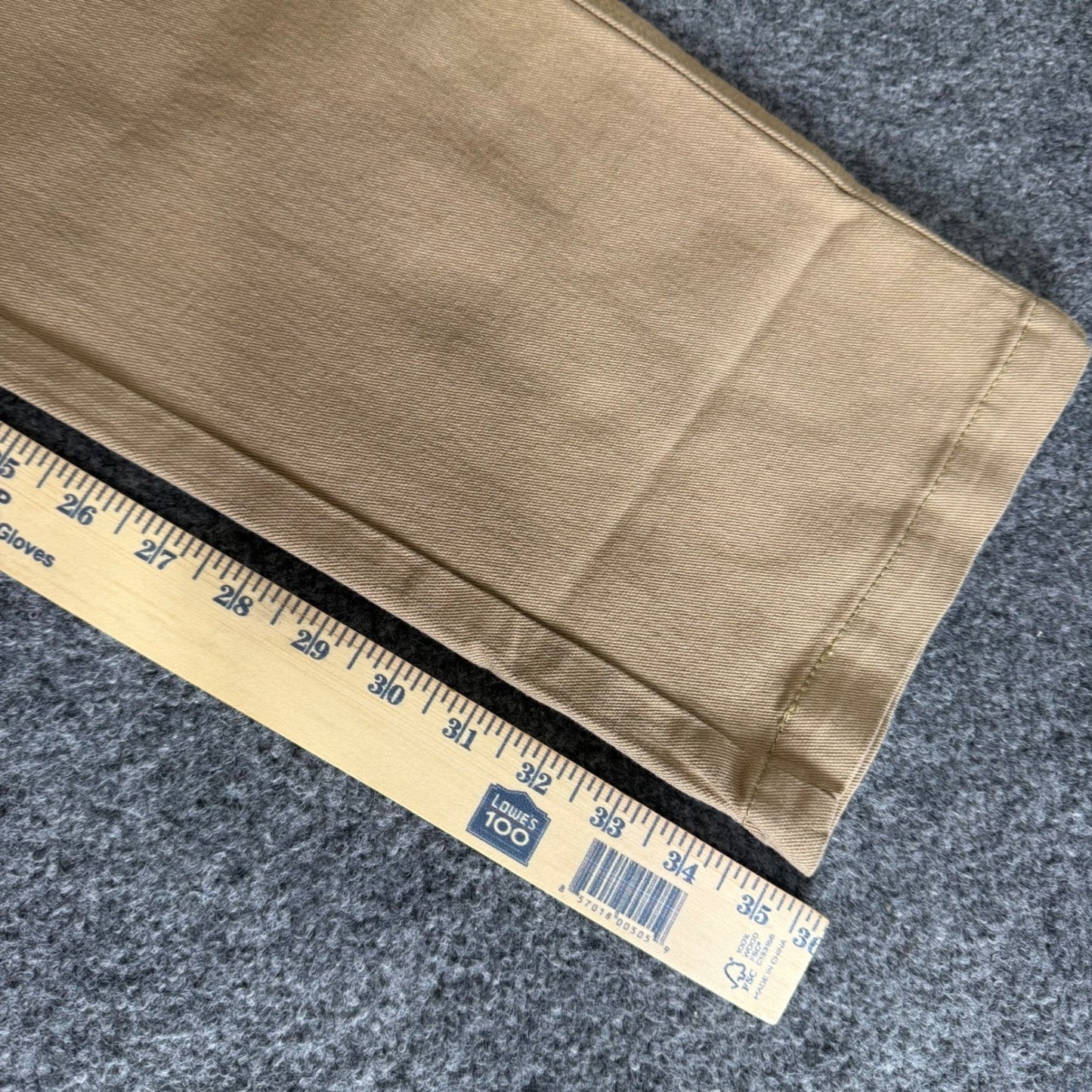 Levi Strauss Signature Mens Carpenter Pants Tan Flex Canvas 36x36 NWT Workwear