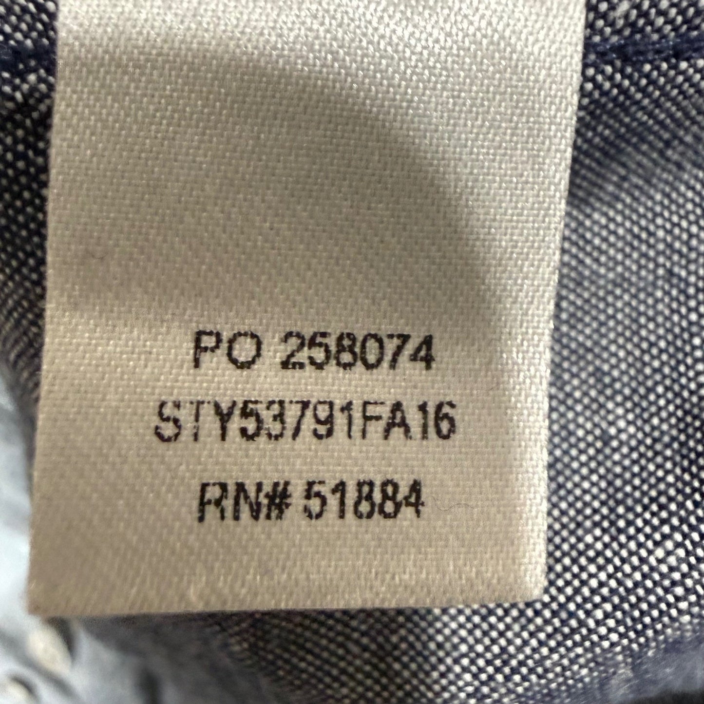 Patagonia Bluffside Shirt Men Medium Blue Organic Cotton Button Down Long Sleeve