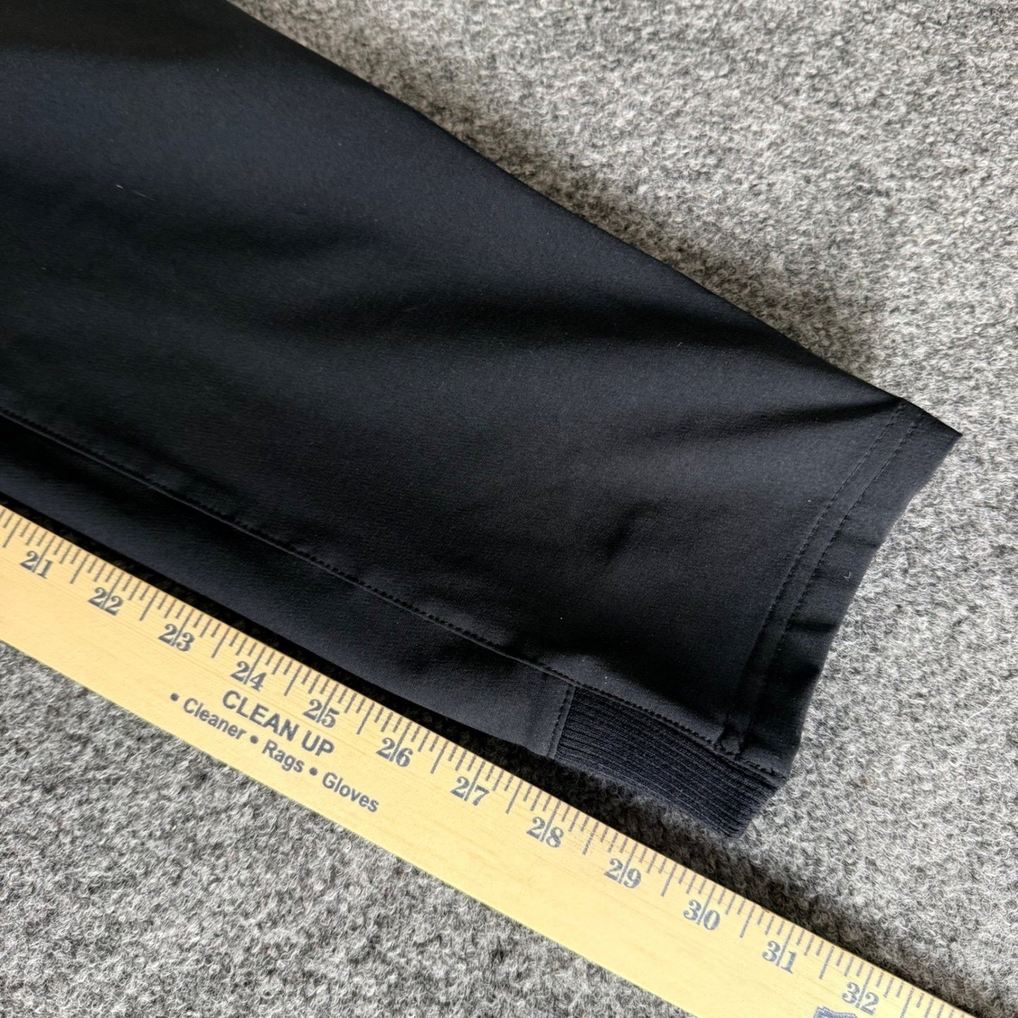 Mack Weldon Mens Performance Jogger Pants Black Large Athletic Travel Comfort