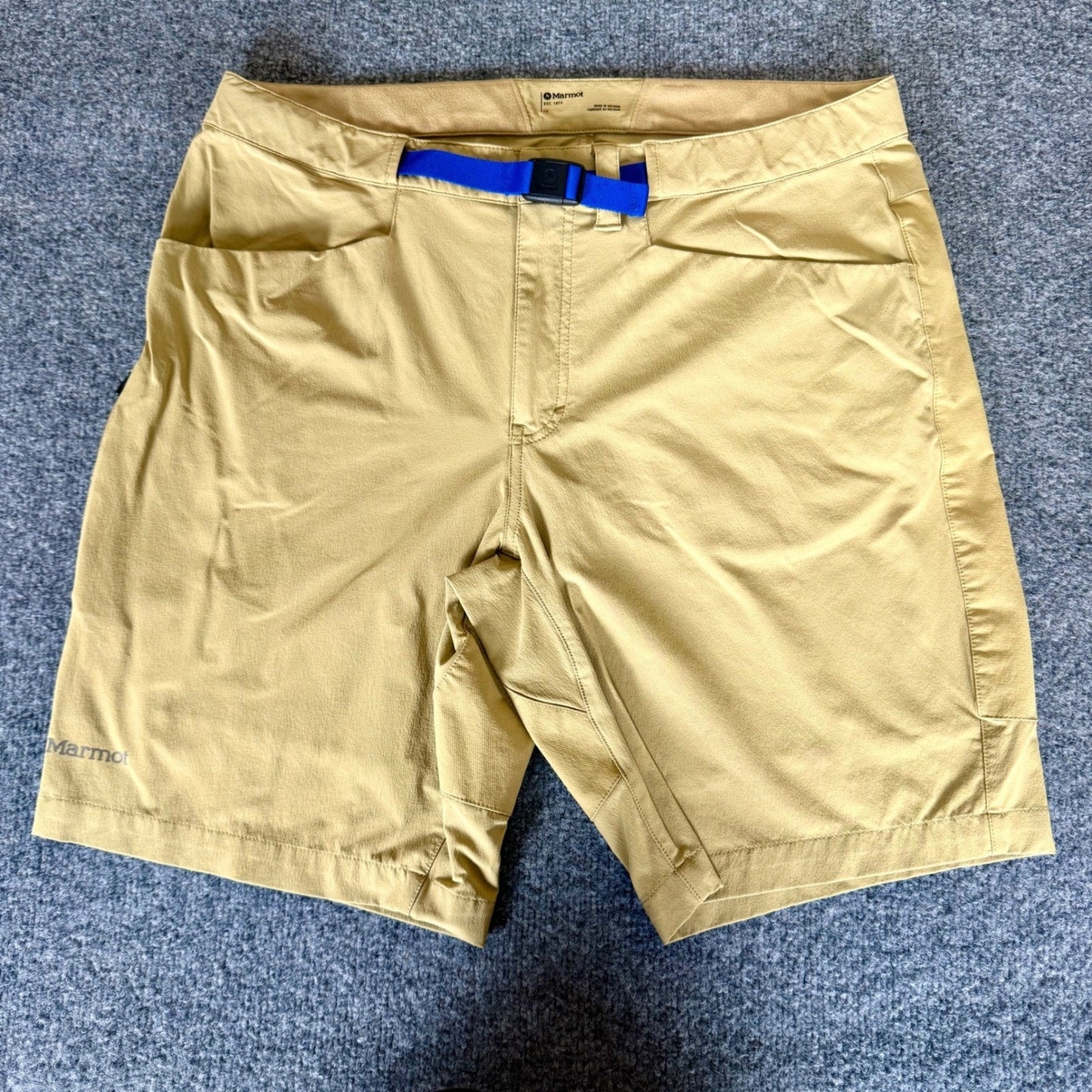 Marmot Limantour Shorts Mens XL Active Outdoor Hiking Casual Beige Size 36