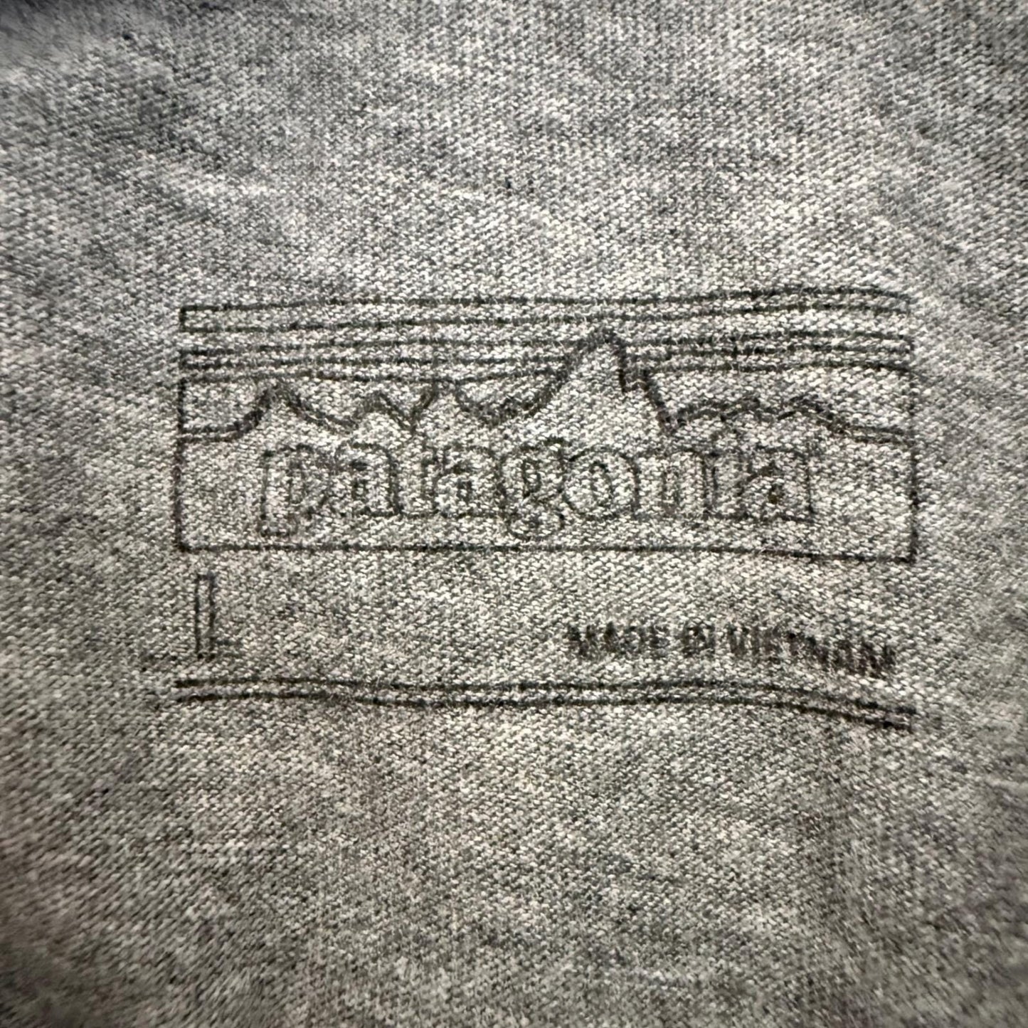 Patagonia Squeaky Clean Polo Shirt Mens Large Gray Organic Cotton Short Sleeve