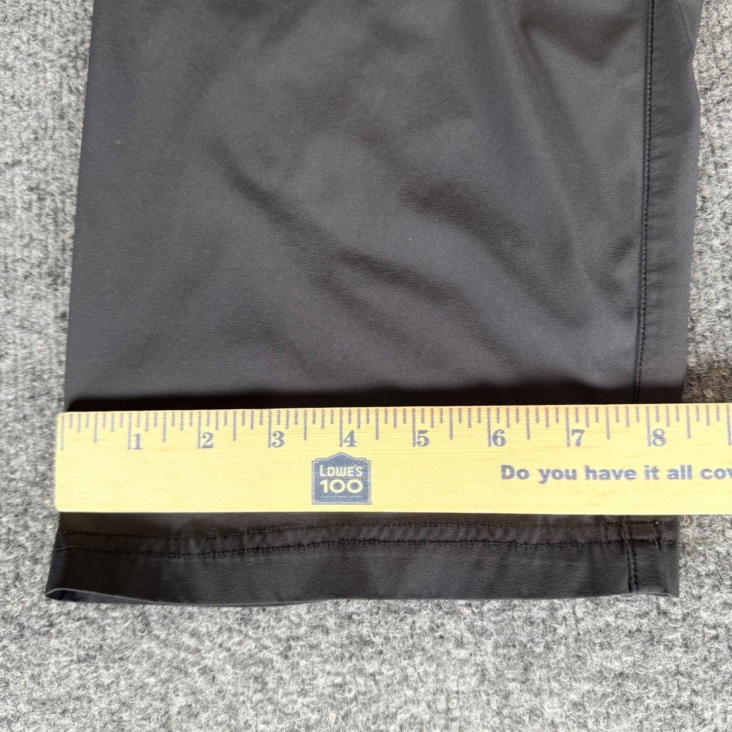 Rhone Torrent Windbreaker Pant Mens 34x31 Black Lightweight Athletic Performance