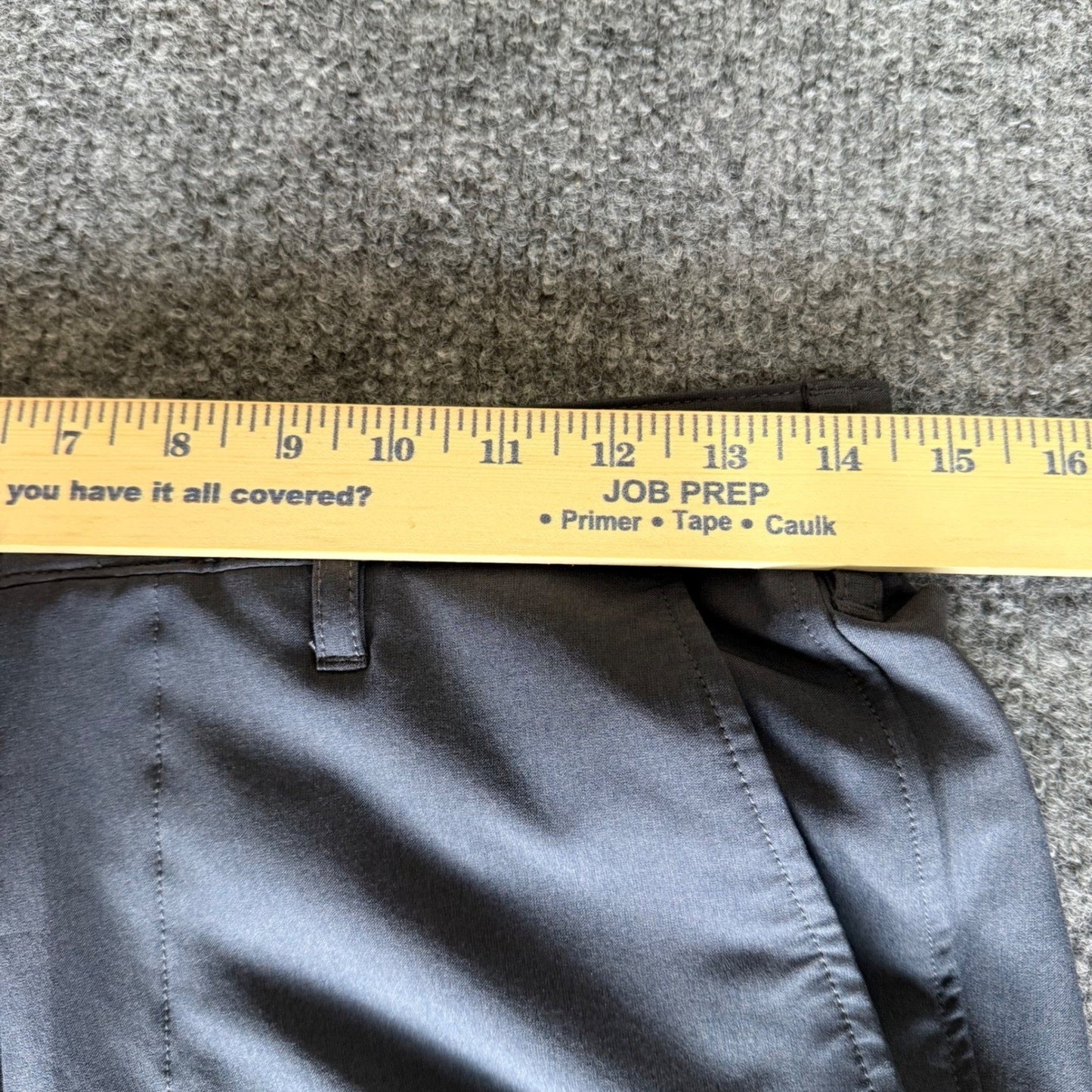 Bluffworks Envoy Pant Mens 29x27.5 Gray Lightweight Casual Work Performance