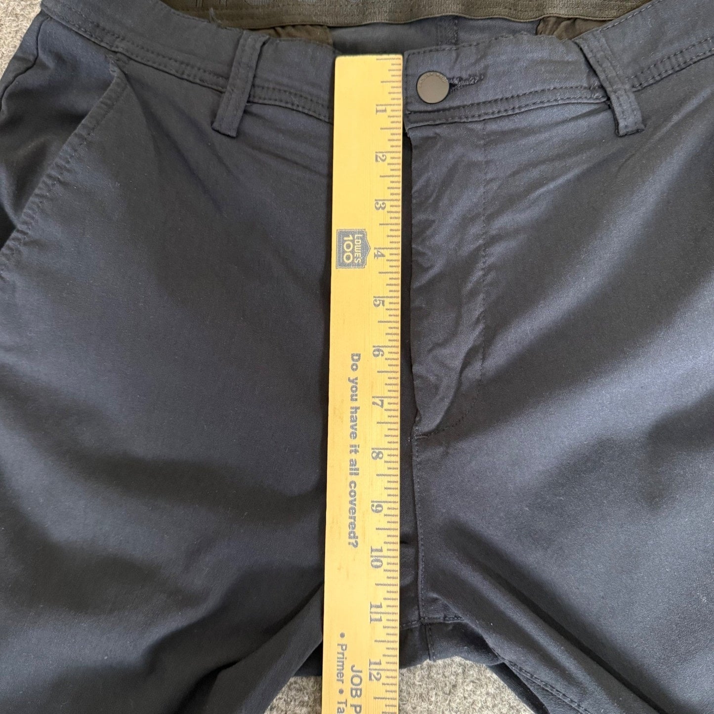 Projek Raw Pants Mens 34 Navy Blue Casual Stretch Slim Straight Everyday Comfort