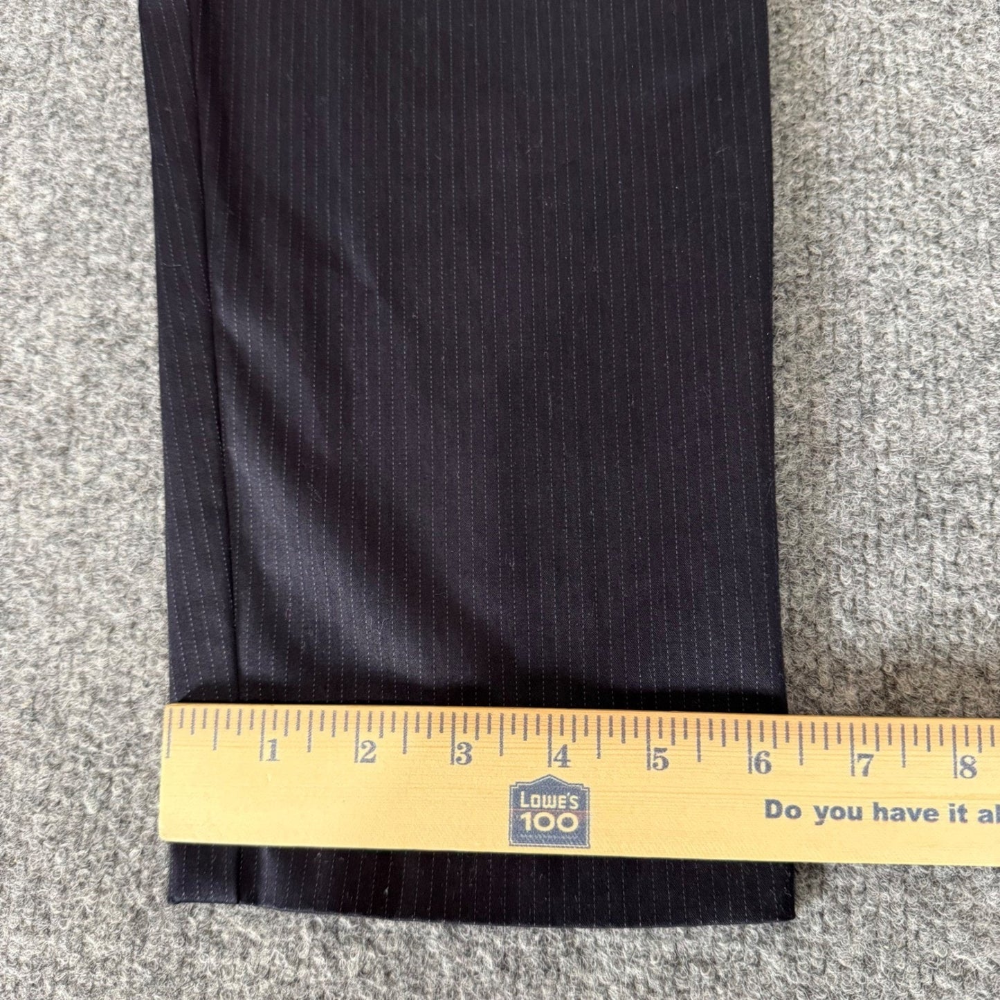 Paul Smith Dress Pants Mens 34x28 Black Pinstripe Straight Leg Business Casual