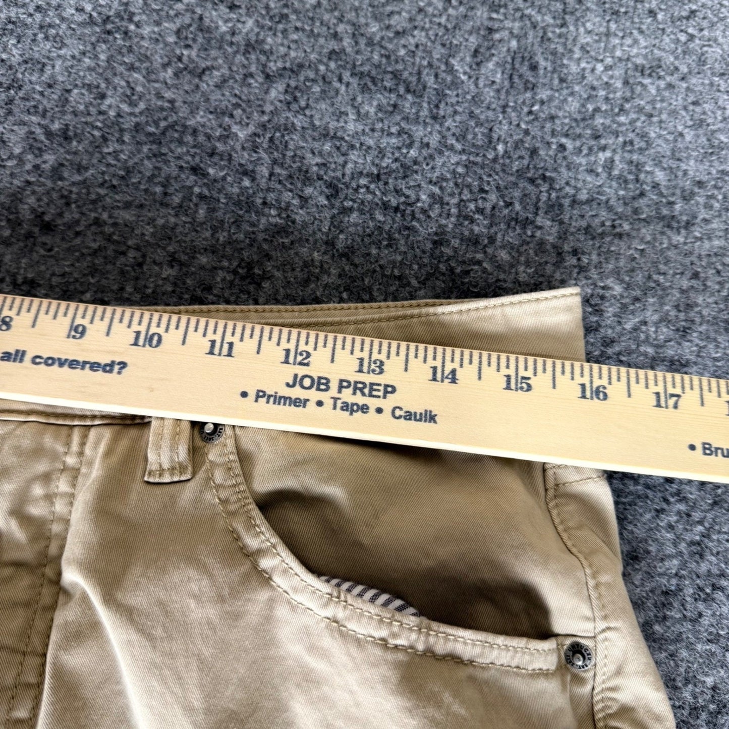 UNTUCKit Mens Straight Fit Chino Pant Khaki 32x30 (32x25) Everyday Casual Office