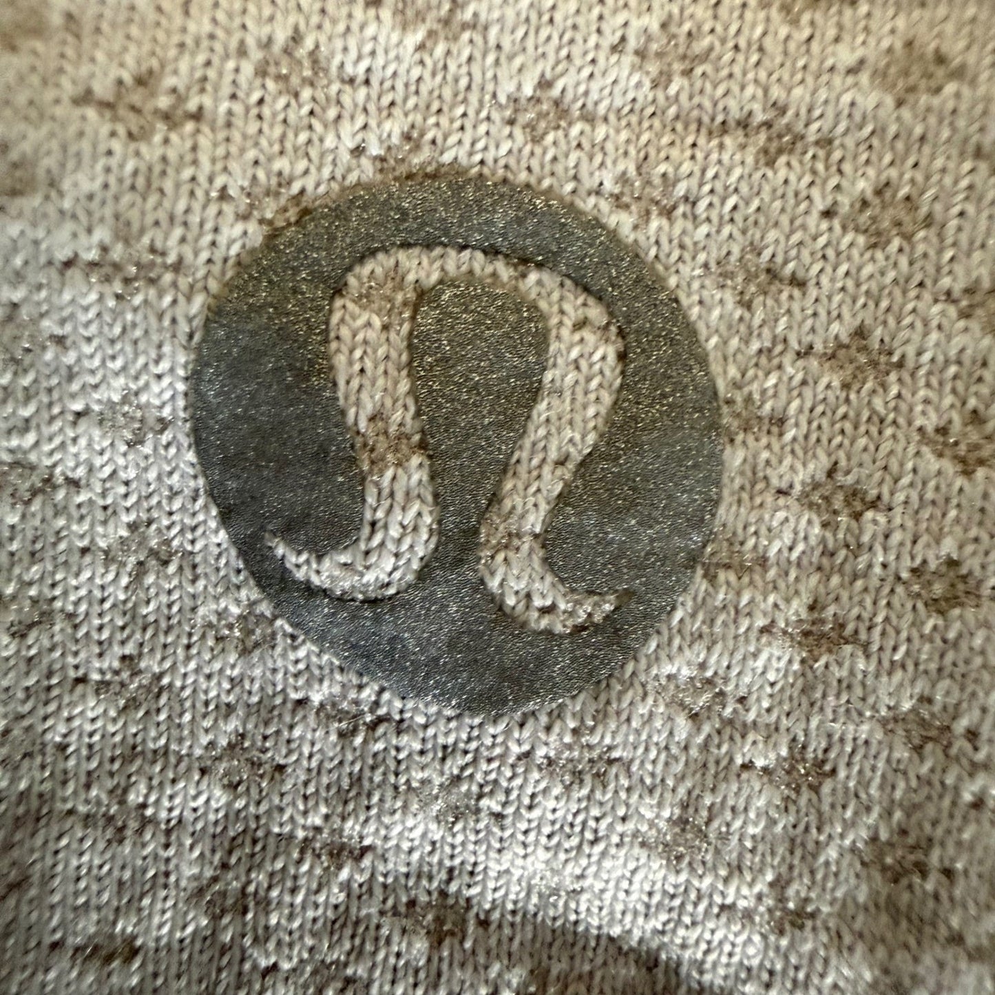 Lululemon Ebb to Train Bra Tank Top Racerback Women Size 8 Gray Athletic Workout