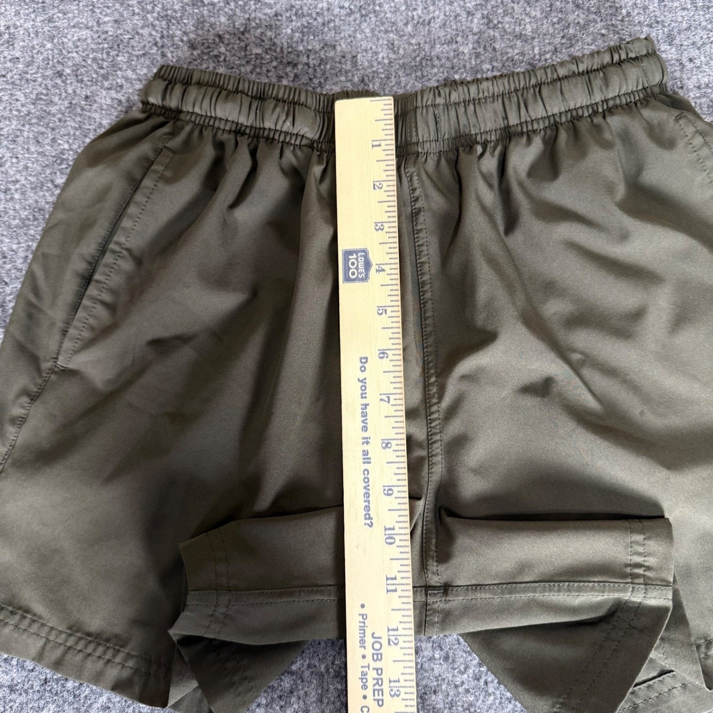 Cove USA Mens Performance Shorts Olive Green Size 30 Casual Outdoor Stretch