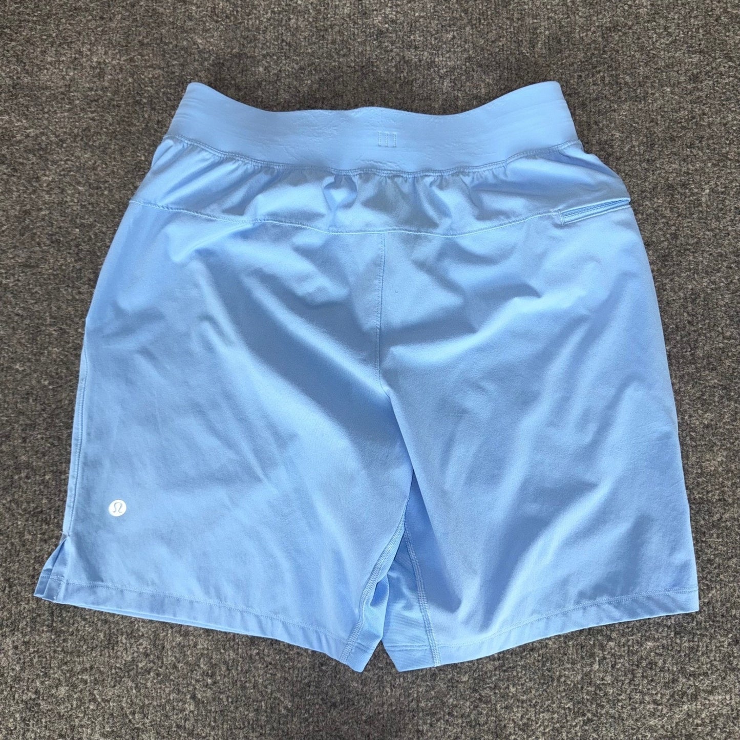 Lululemon T.H.E. Linerless Shorts Mens Small Blue Athletic Gym Training Stretch