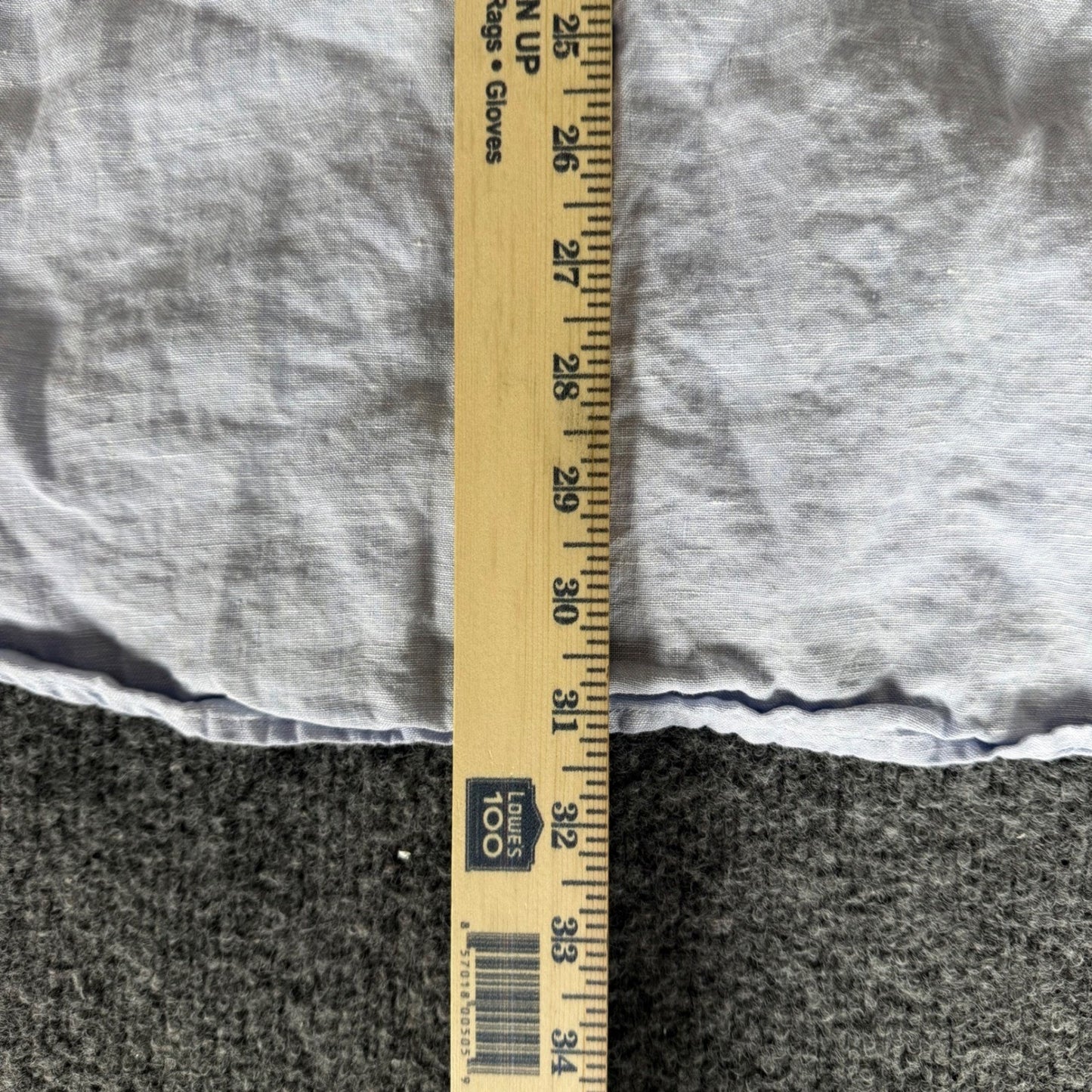 Charles Tyrwhitt Mens XL Blue Linen Short Sleeve Button Up Shirt Smart Casual