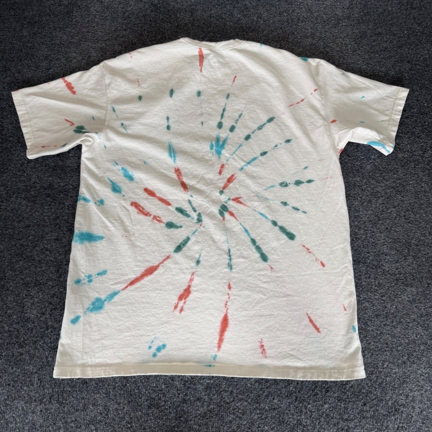 Nike Mens Tie Dye Spiral Graphic T-Shirt Sportswear Premium Essentials MAX90