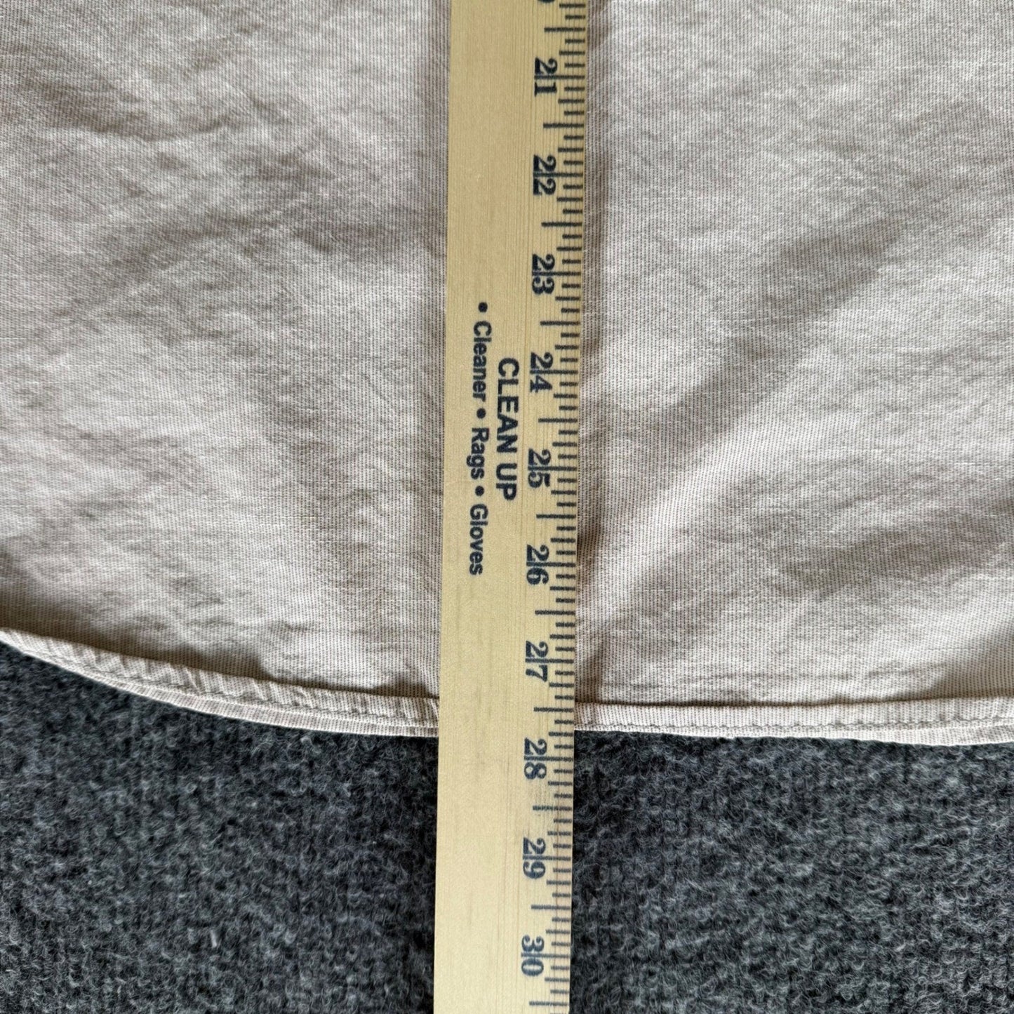 Coalatree Organics Shirt Mens M Beige Short Sleeve Button Up Made in USA Outdoor
