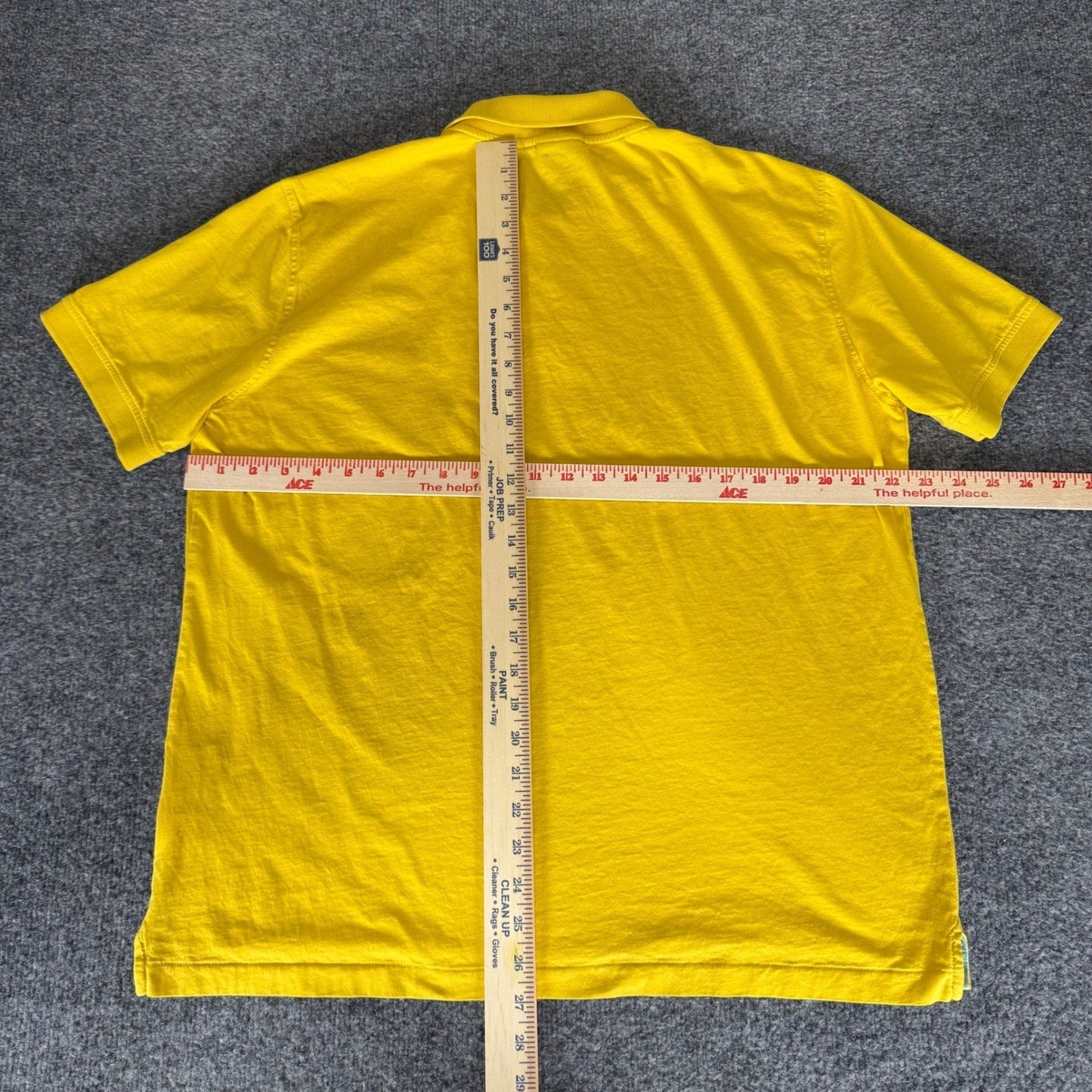 Paul Smith Polo Shirt Men XXL Yellow Short Sleeve Casual Designer Fashion Preppy