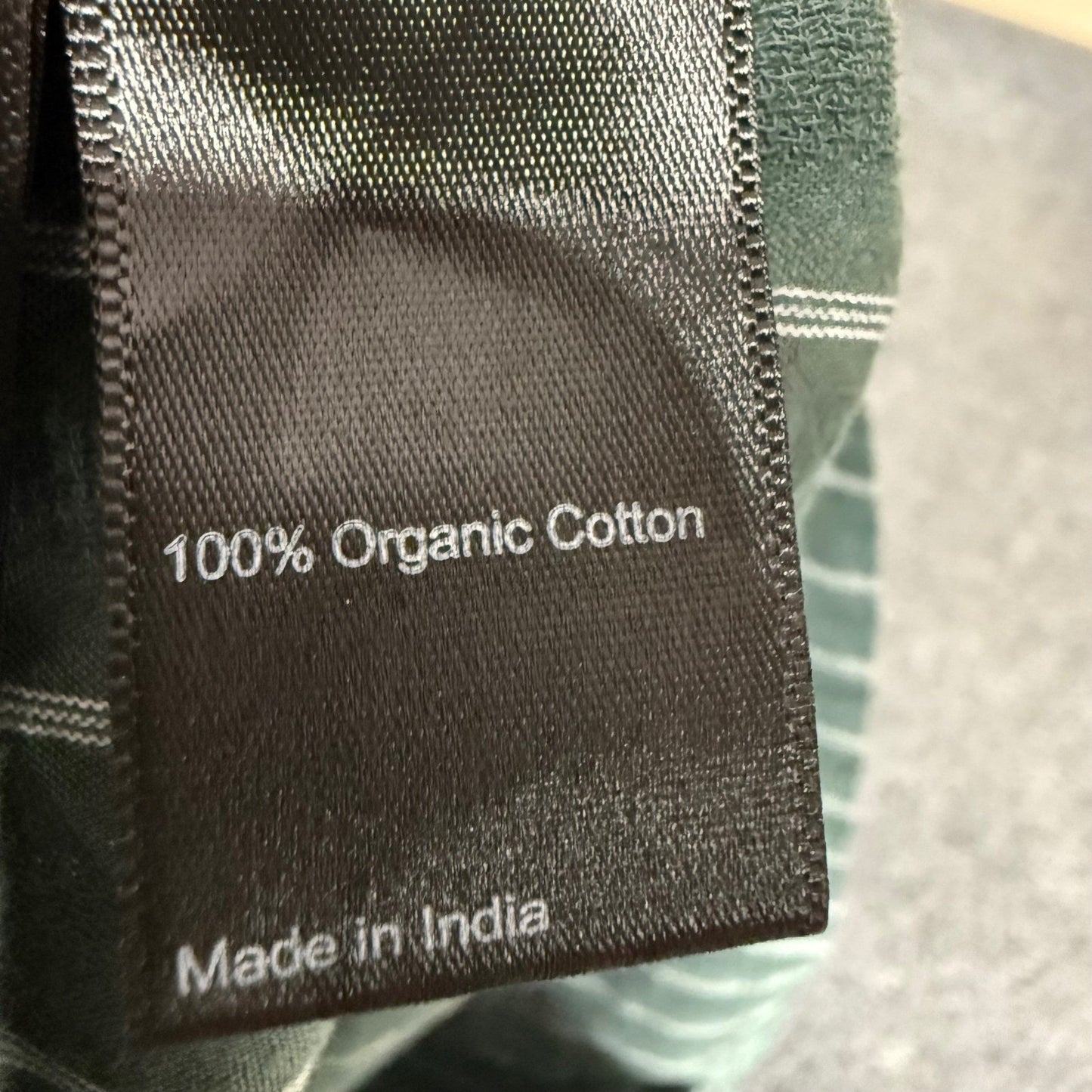 Flint and Tinder Camp Shirt Mens XXL Green Pinstripe Short Sleeve Huckberry Top