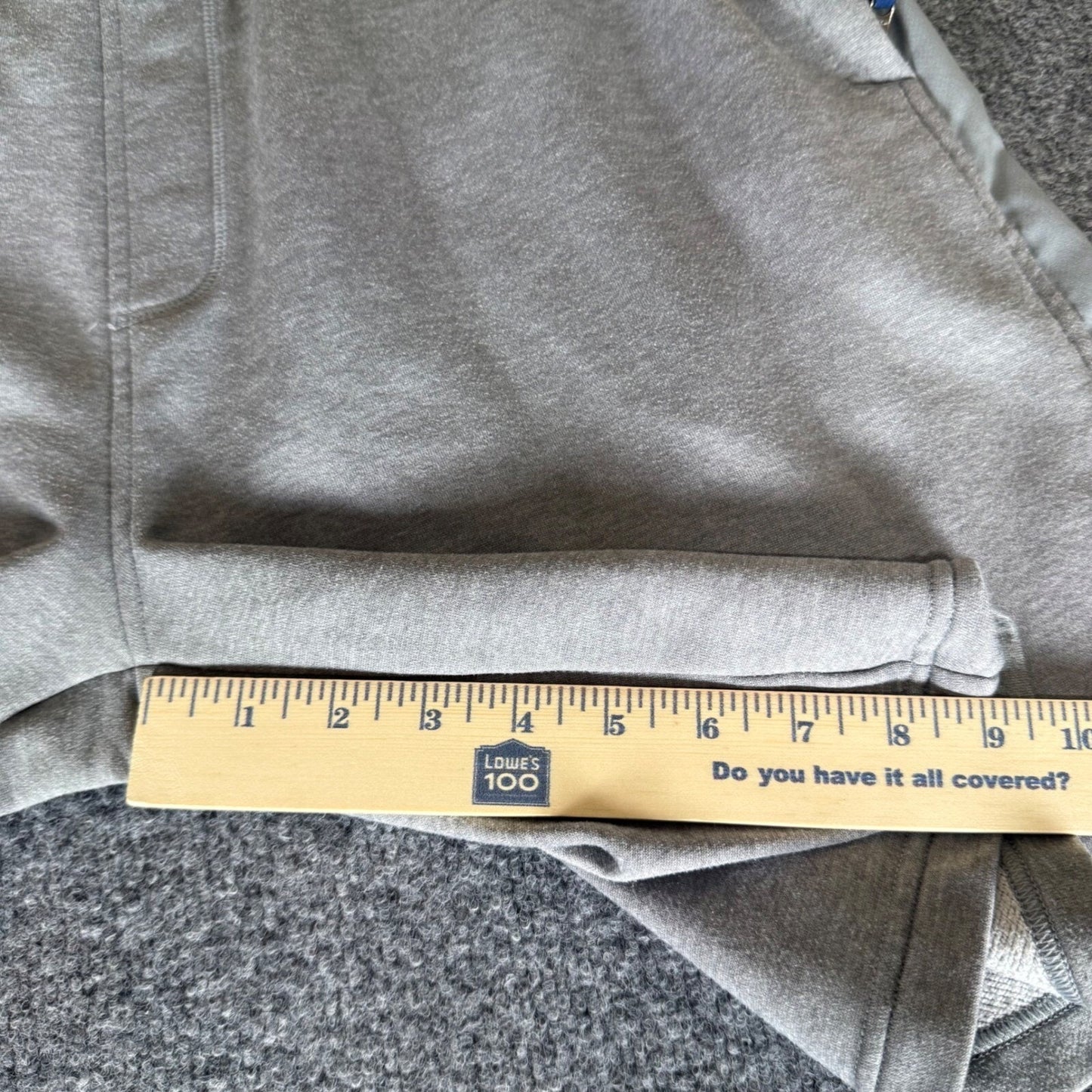 Under Armour Athletic Shorts Lounge Fleece Gym Activewear Gray Mens Large 32x9
