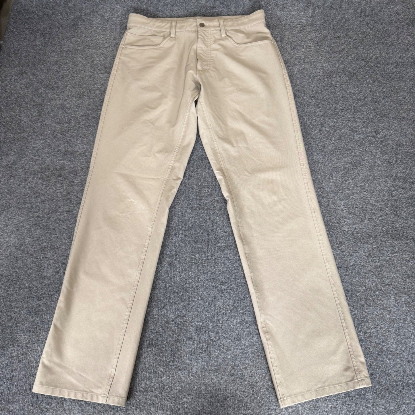 FootJoy Athletic Fit Golf Pants Mens 32x32 Khaki Tan Performance Five Pocket FJ