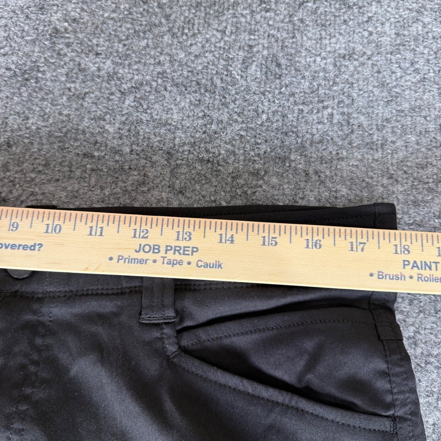 Wrangler Authentics Cargo Shorts Mens 36 Black Outdoor Hiking Workwear Utility