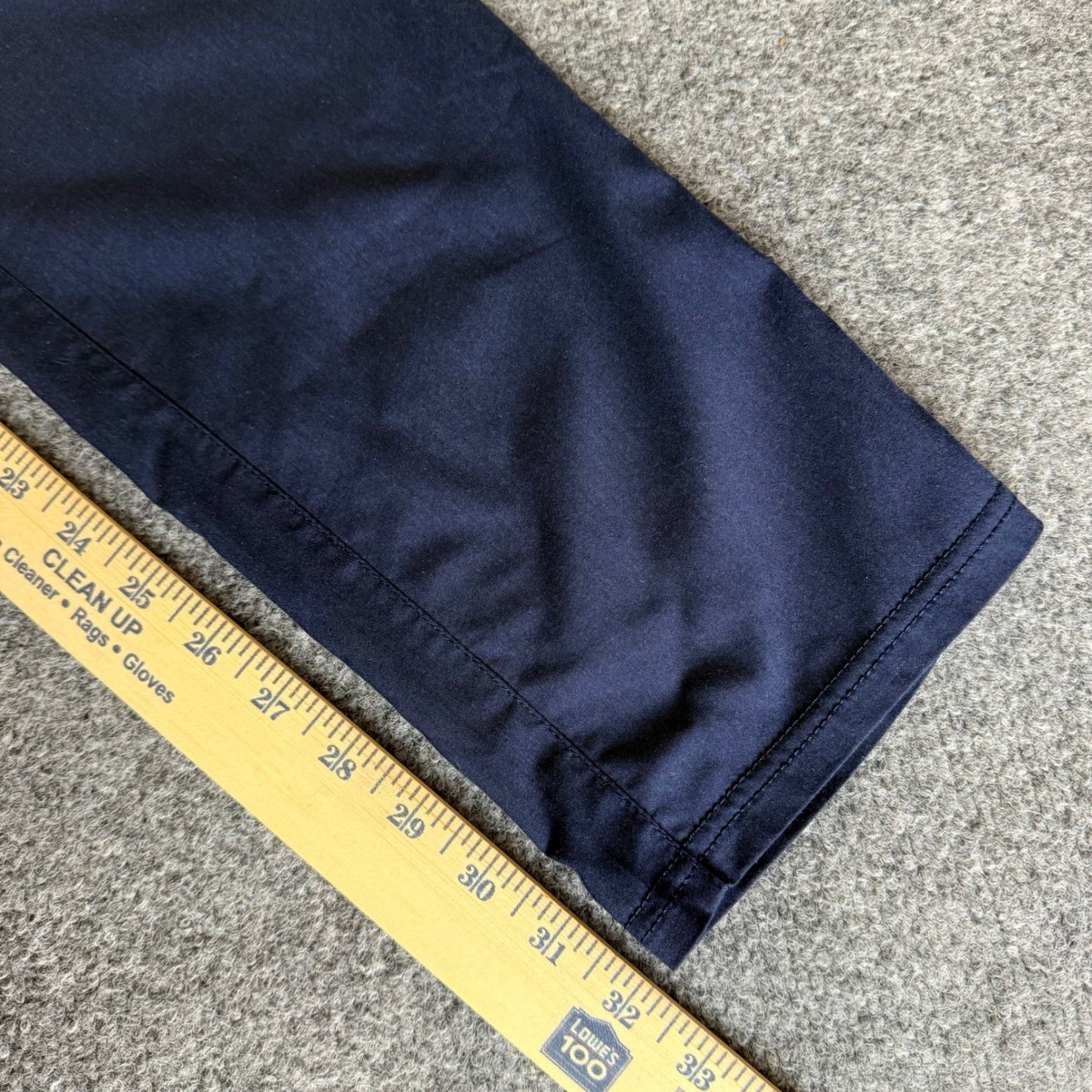 Tasc Performance Pants Mens 30x32 Navy Blue Bamboo Athletic Casual Golf Chino
