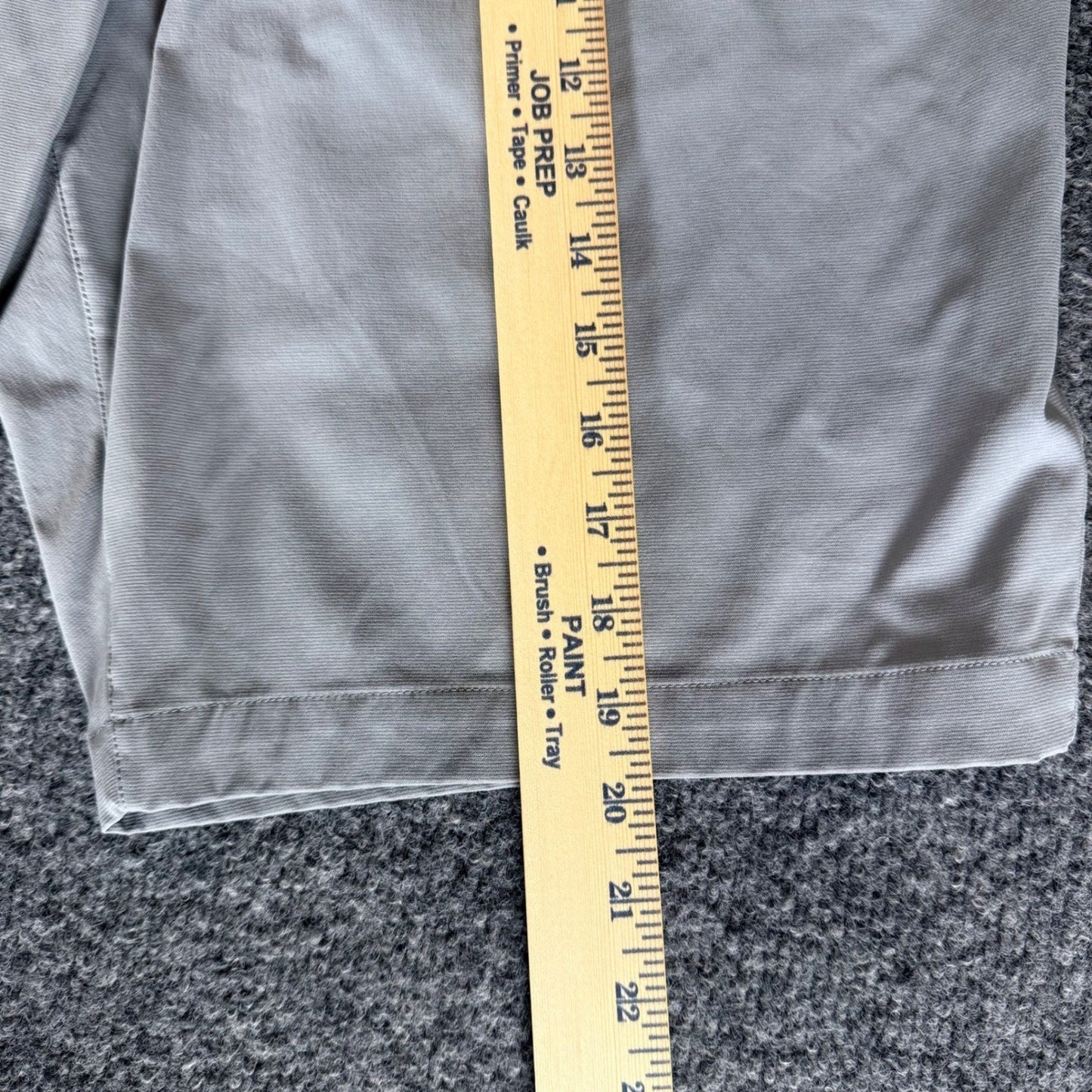 Lululemon Commission Golf Shorts Mens 36 Gray Athletic Performance Activewear