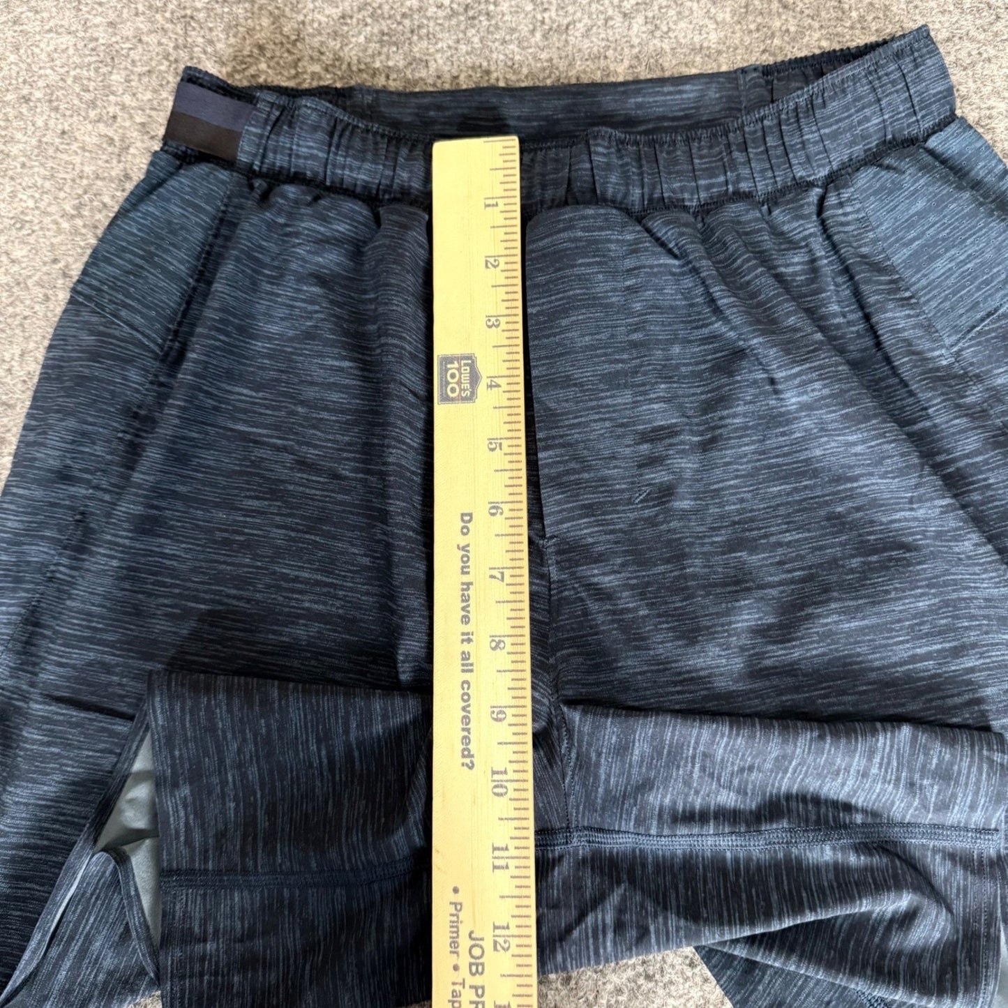 Lululemon Surge Mens Running Shorts Small Blue Athletic Gym Performance Training