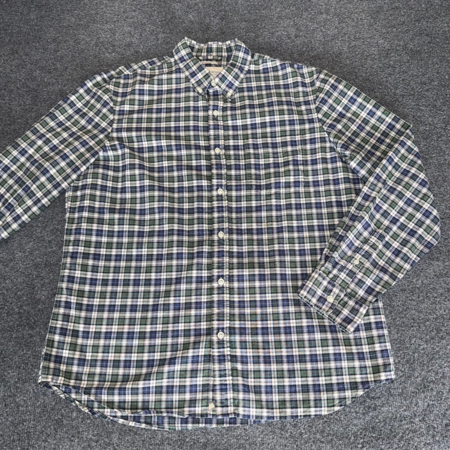Denim Supply Ralph Lauren Shirt Mens XL Plaid Long Sleeve Button Down Casual Top