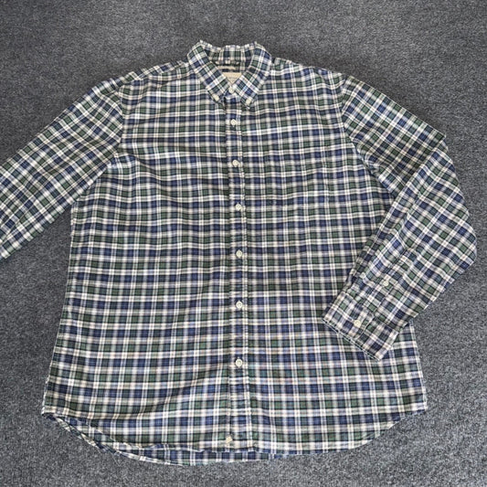 Denim Supply Ralph Lauren Shirt Mens XL Plaid Long Sleeve Button Down Casual Top