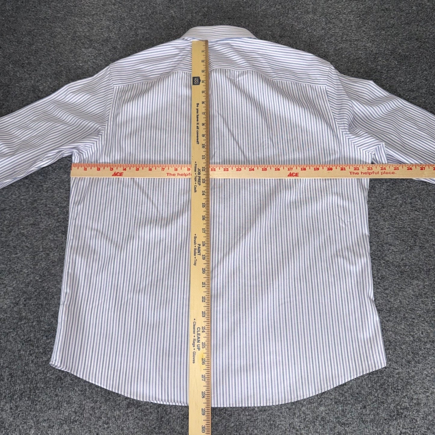 UNTUCKit Mens L Striped Wrinkle Free Cotton Button Up Shirt Long Sleeve Casual