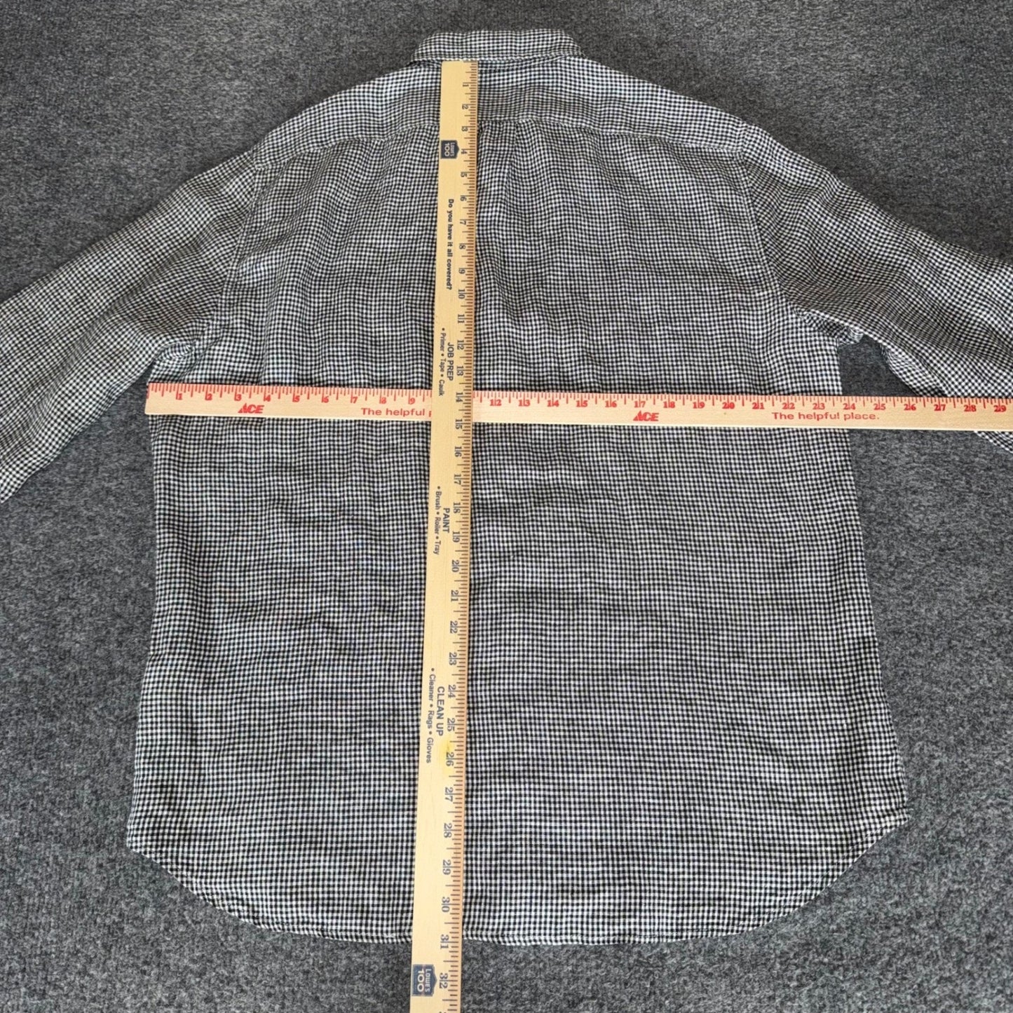 J Crew Irish Linen Baird McNutt Shirt Men L Gingham Button Up Long Sleeve Casual