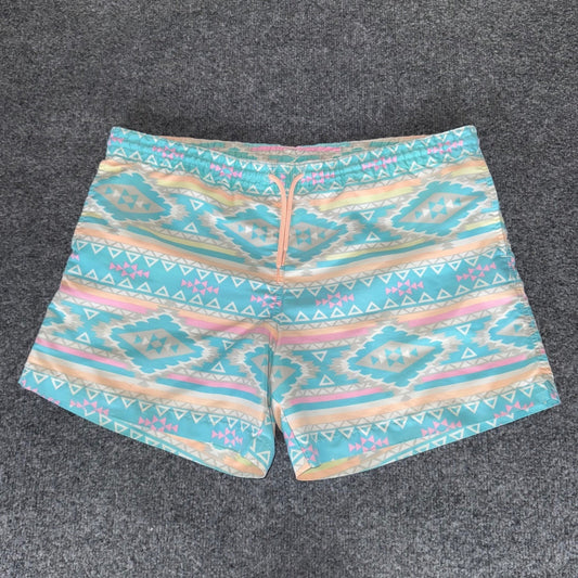 Chubbies Swim Trunks Mens L 38x5.5 Geometric Shorts Quick Dry Lined Drawstring