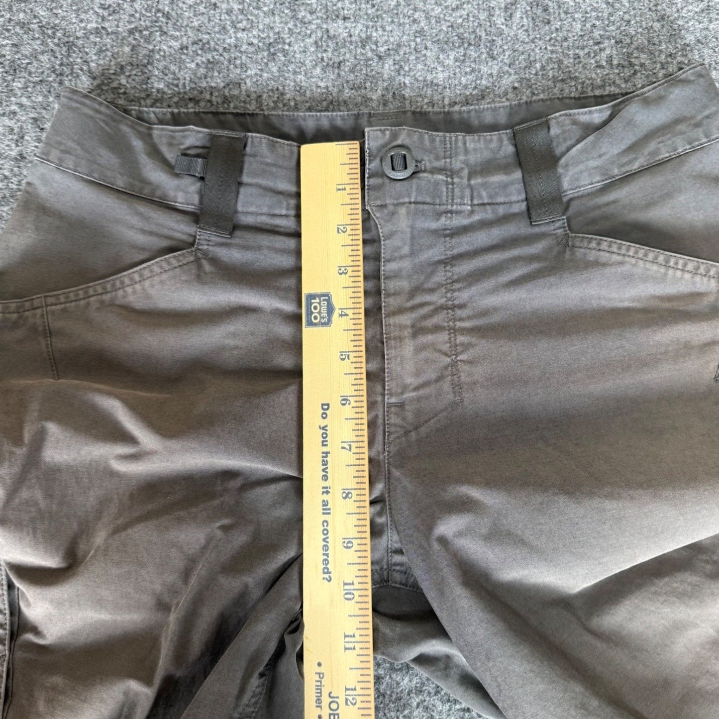 Patagonia Mens Venga Rock Pant Grey Organic Cotton Climbing Hiking 31x32 Outdoor
