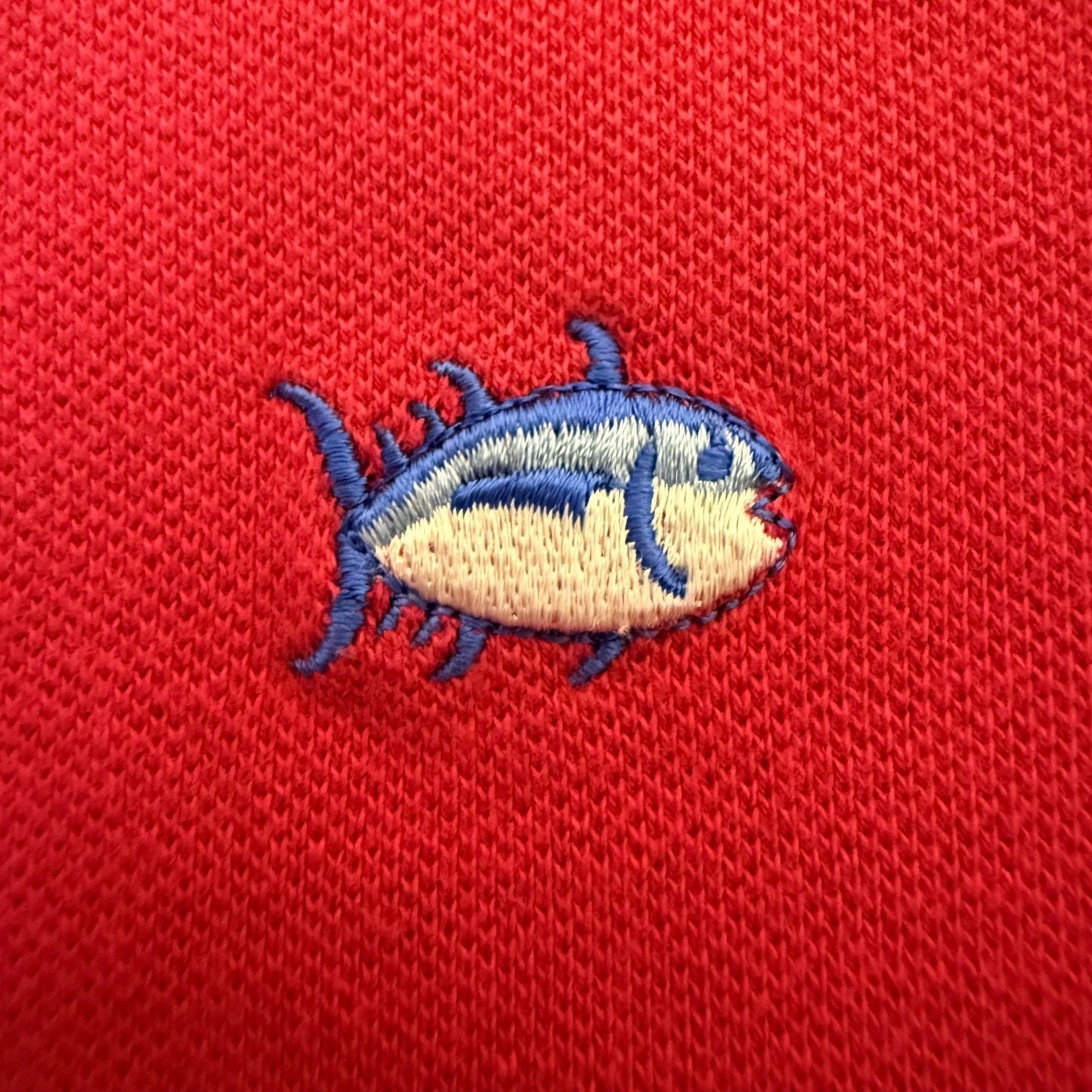 Southern Tide Skipjack Polo Shirt Mens Medium Magenta Short Sleeve Cotton Golf