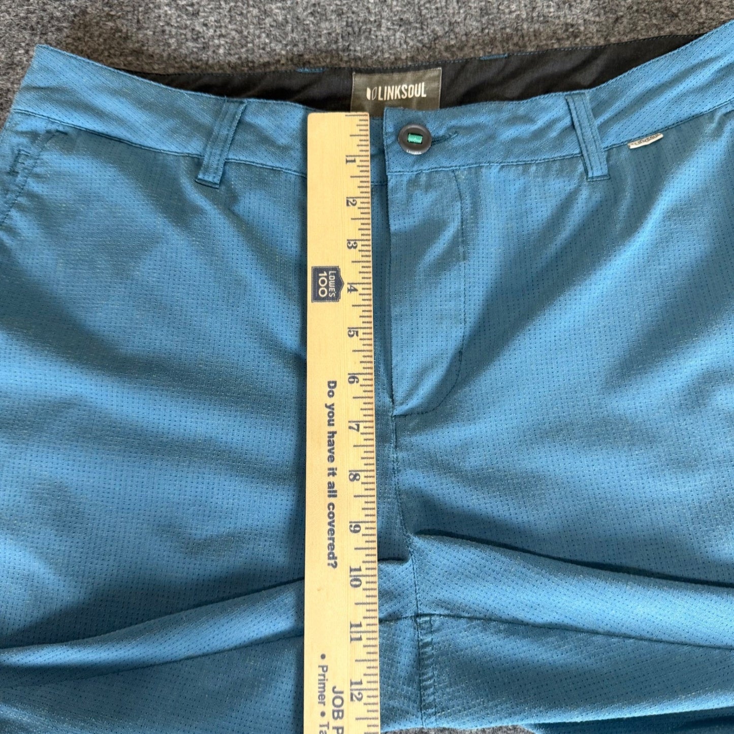 Linksoul Golf Shorts Mens 34 Blue Lightweight Athletic Casual Performance Fit