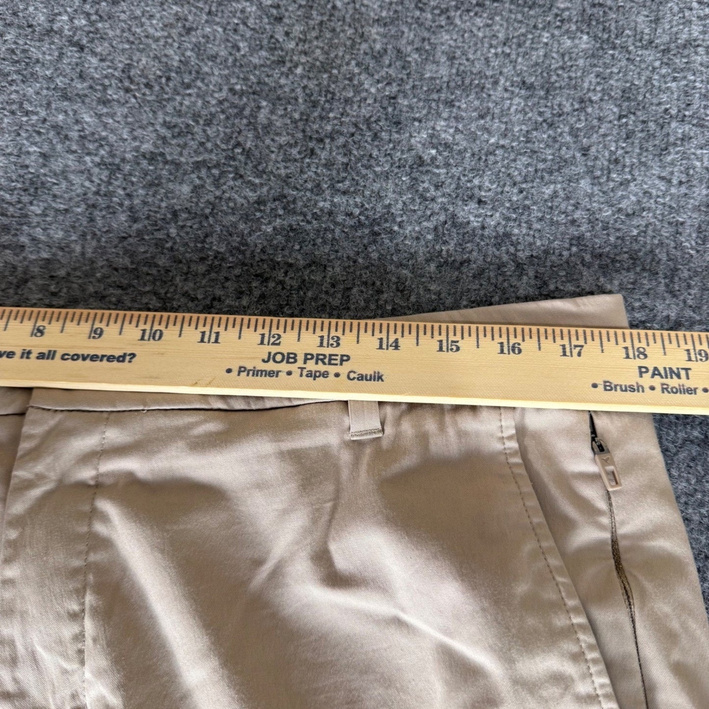 Birddogs Mens Khaki Lined Chino Pants Stretch 36x34 (36x32) Casual Golf Comfort