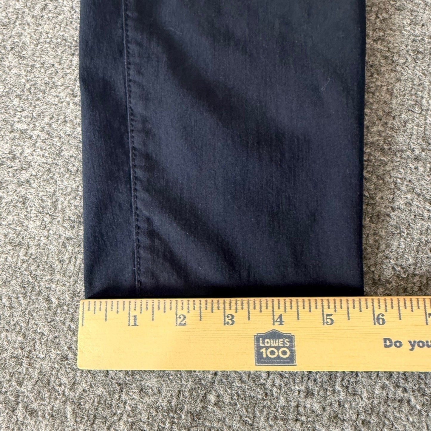 Projek Raw Pants Mens 34 Navy Blue Casual Stretch Slim Straight Everyday Comfort
