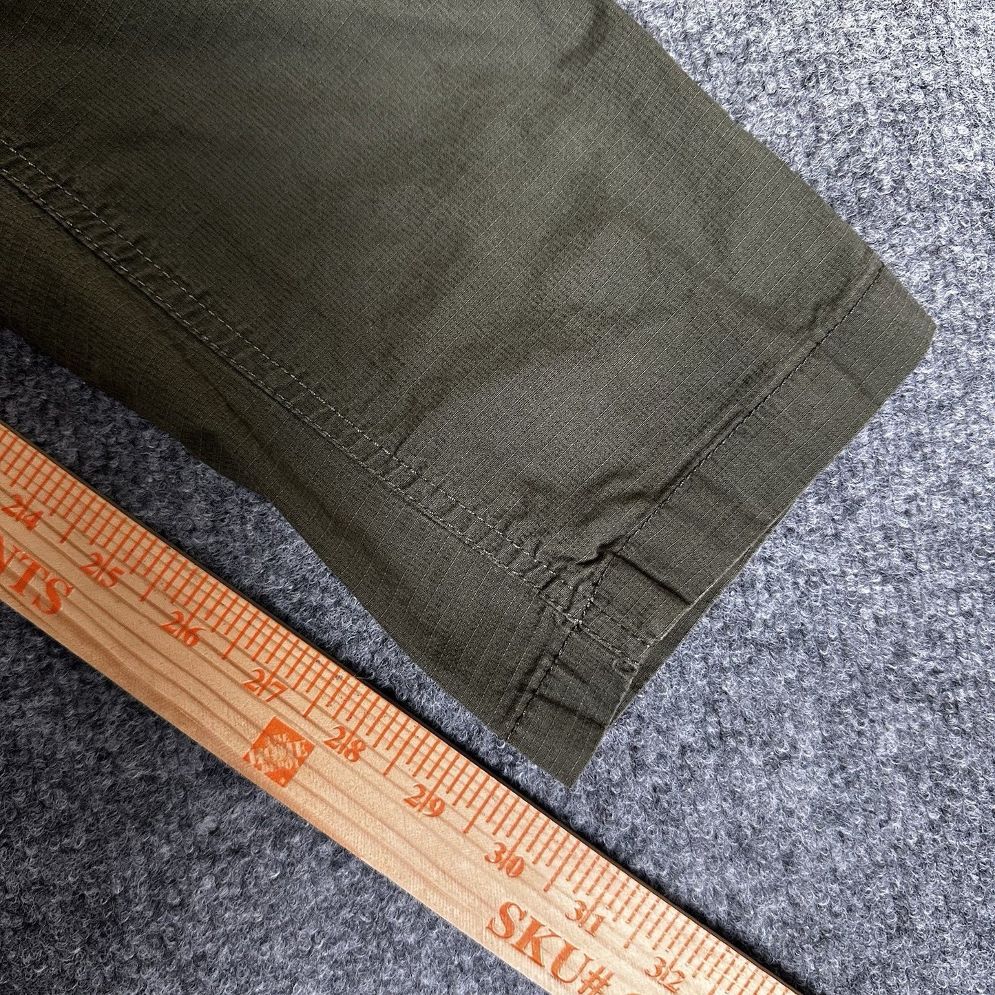 BYLT Pants Men's M 30x30 Olive Green Tapered Ripstop Drawstring Utility Jogger