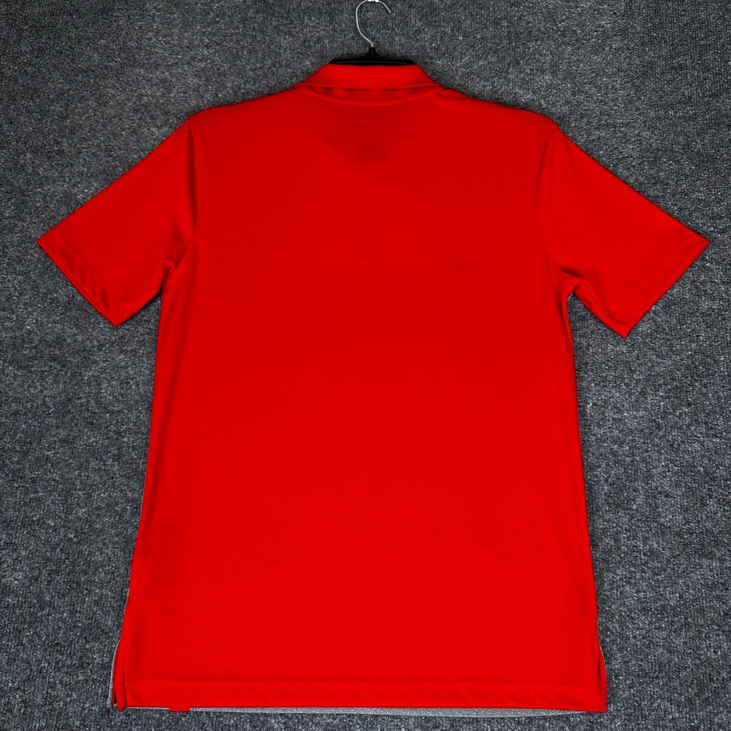 Wisconsin Badgers Polo Shirt Men's Medium Red Grey Short Sleeve College Football
