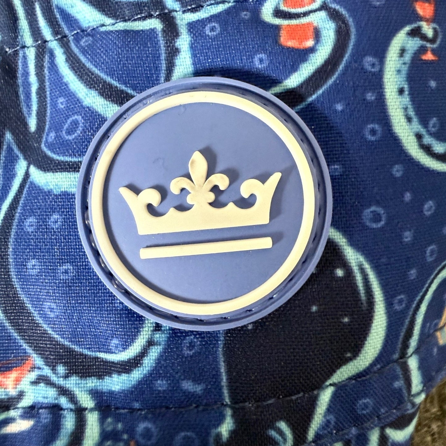 Peter Millar Mens Blue Octopus Cocktail Print Swim Trunks Large Size 40 Beach